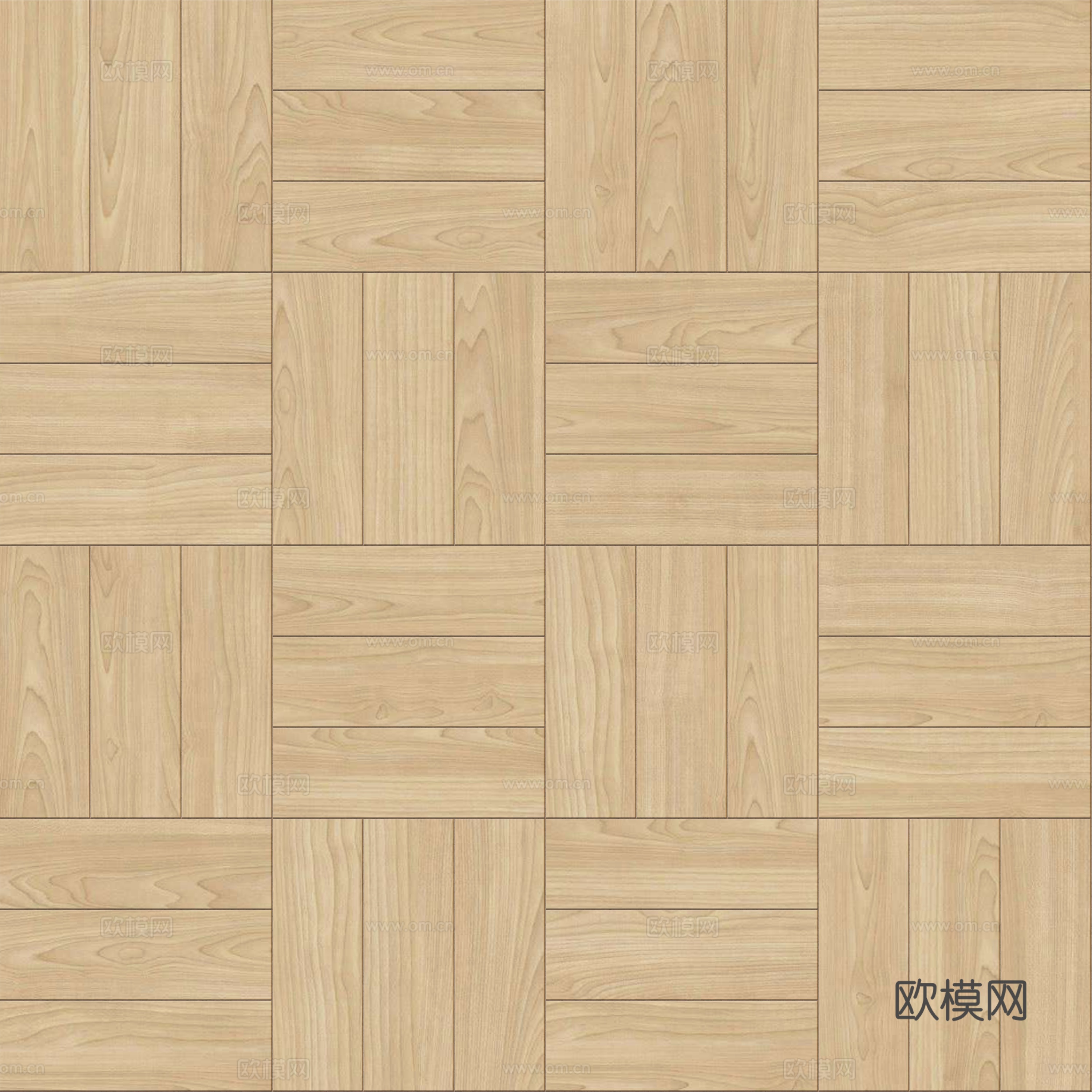 席纹拼花原木色实木地板20