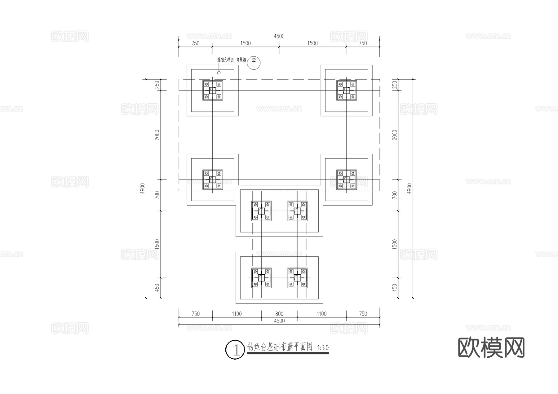 钓鱼台 木平台 亲水台 观景台 塑木平台 CAD施工图cad施工图