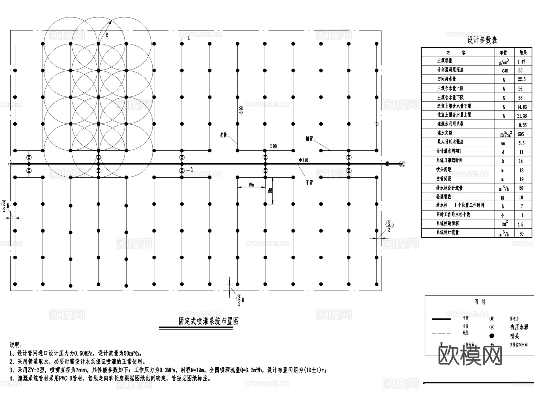 自动喷灌系统灌溉系统给排水节点CAD施工图集 18套cad施工图