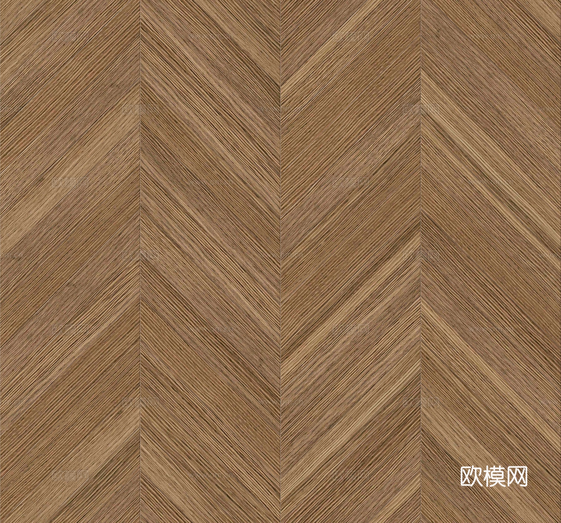 鱼骨纹齐缝原木色实木地板135