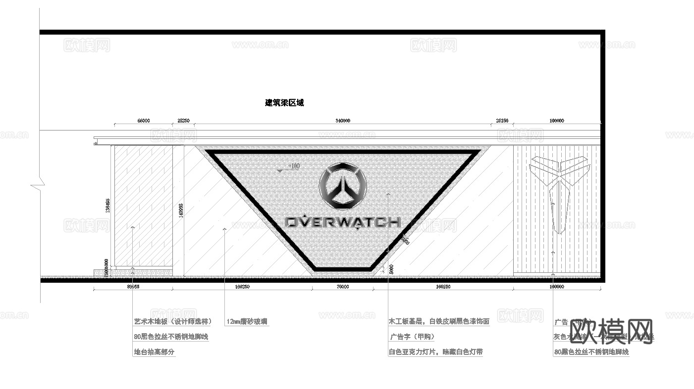 800平电竞网咖 最新全套施工图cad施工图