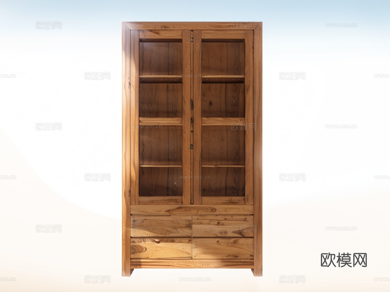 民宿风收纳柜su模型