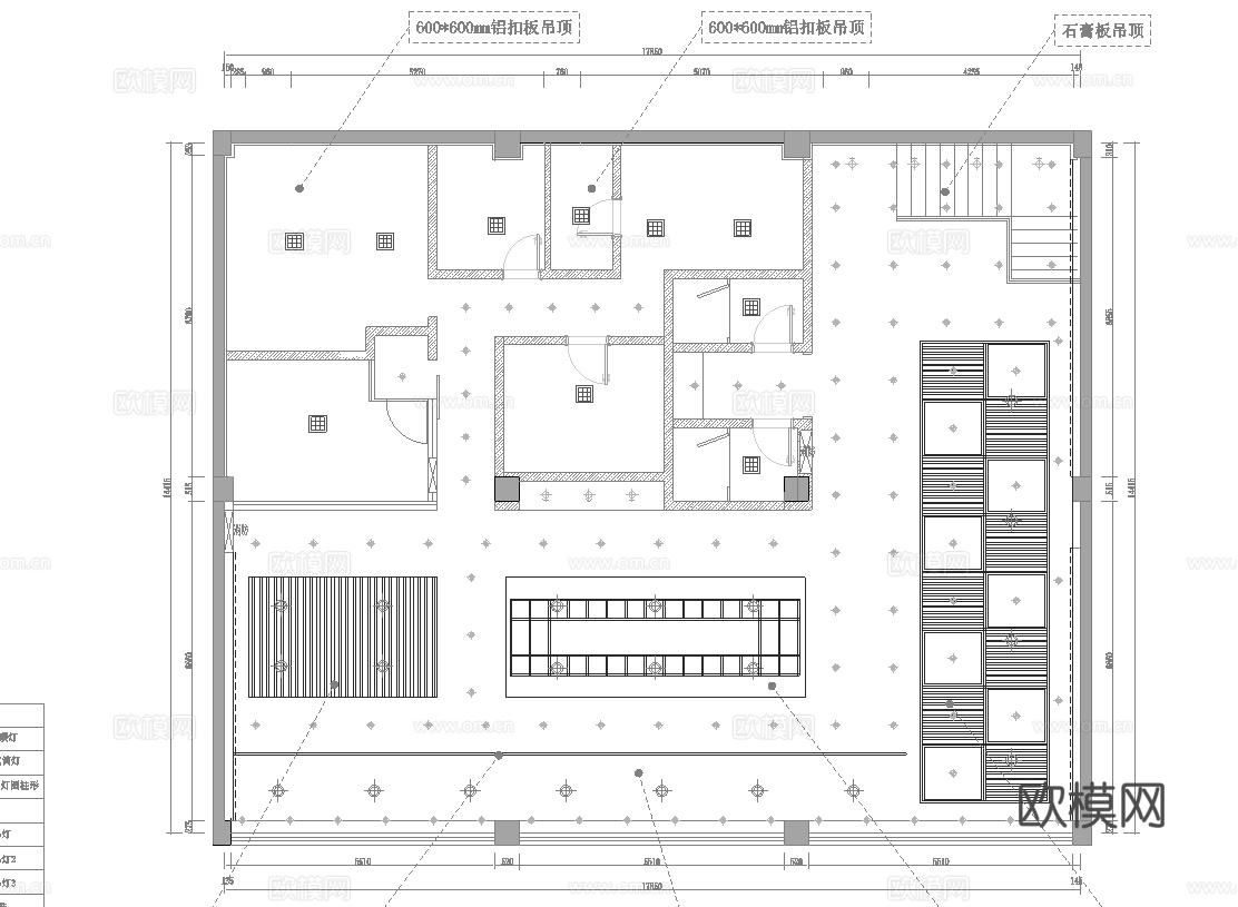 牛肉面馆 最新全套施工图cad施工图