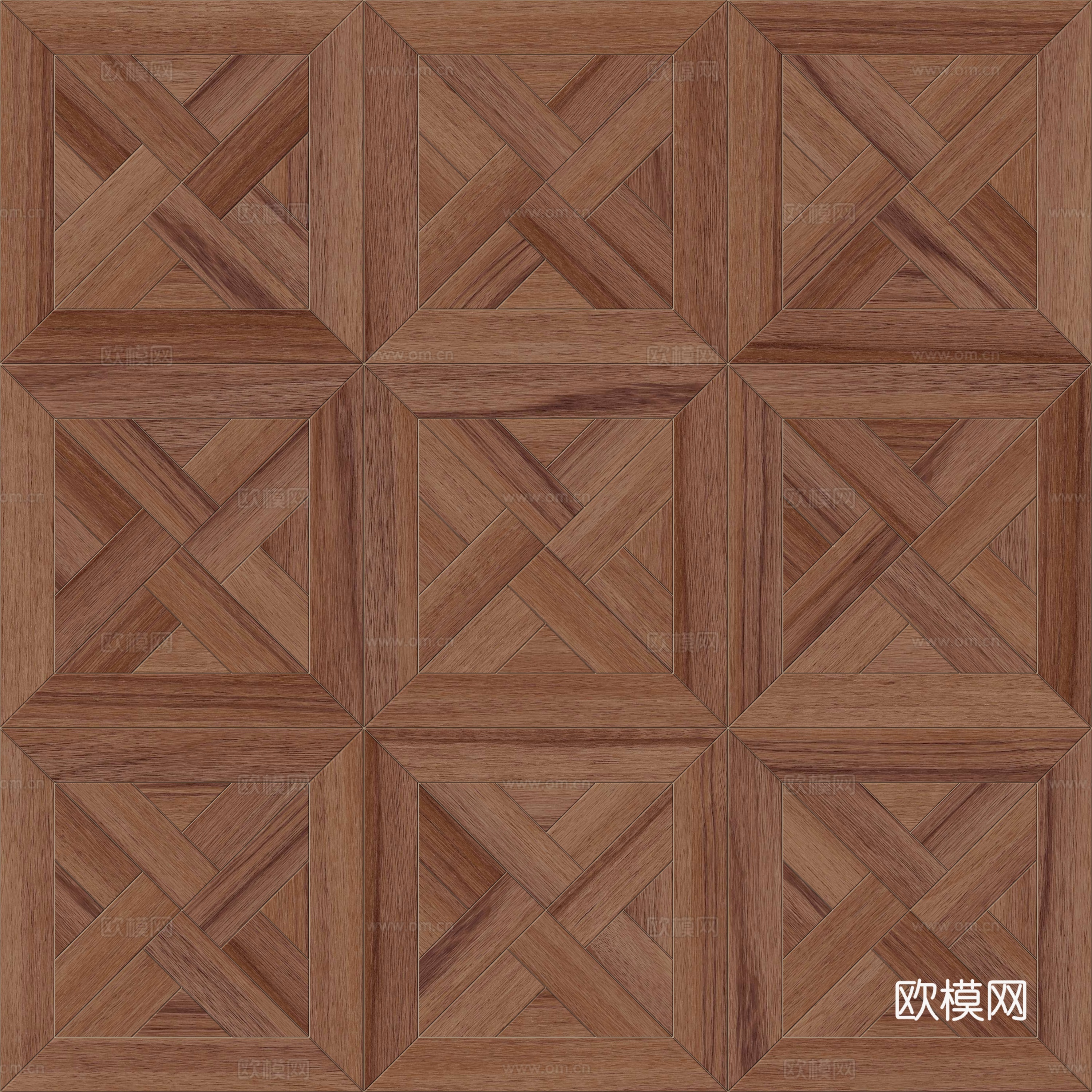 三角形风车拼花原木色实木地板54下载