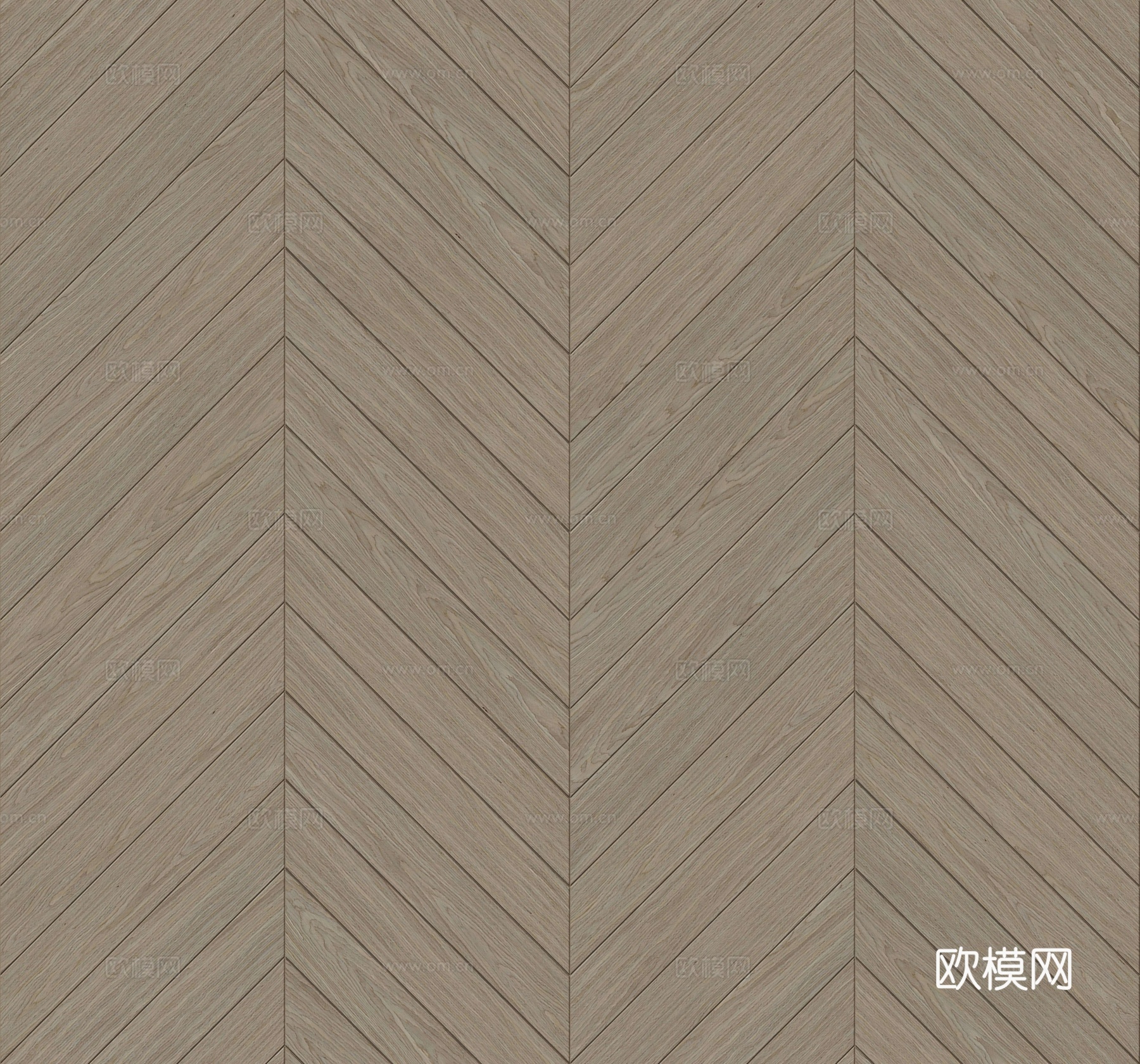 鱼骨纹齐缝原木色实木地板43