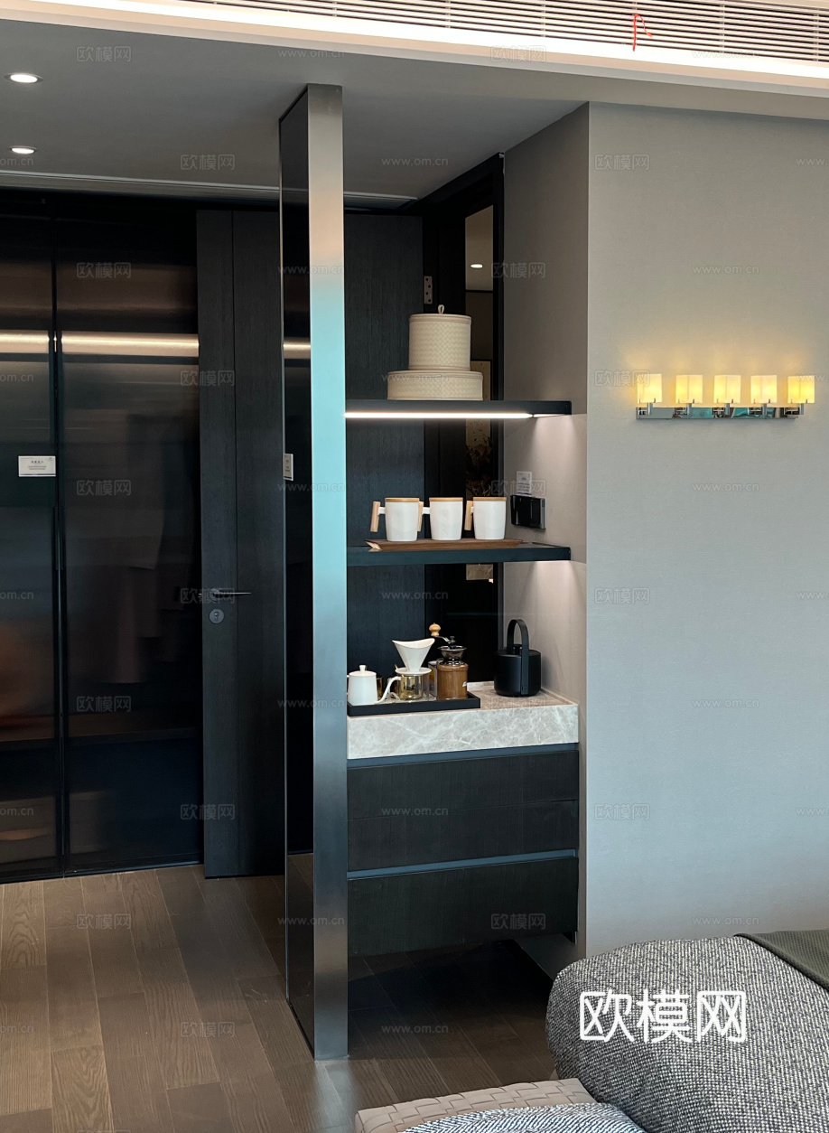 MINIBAR、家庭迷你吧、酒店式迷你吧、卧室迷你吧cad施工图