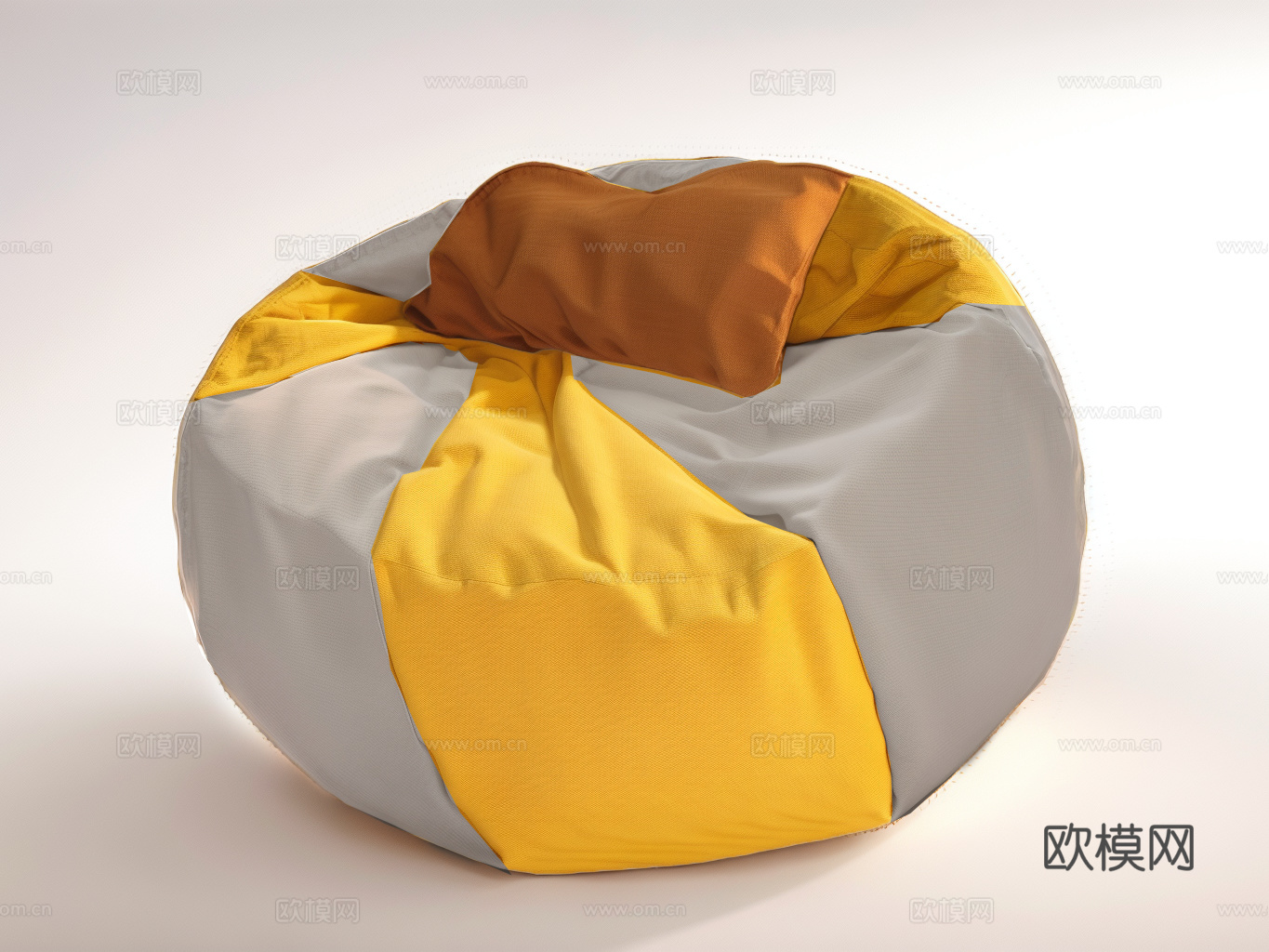 懒人沙发su模型