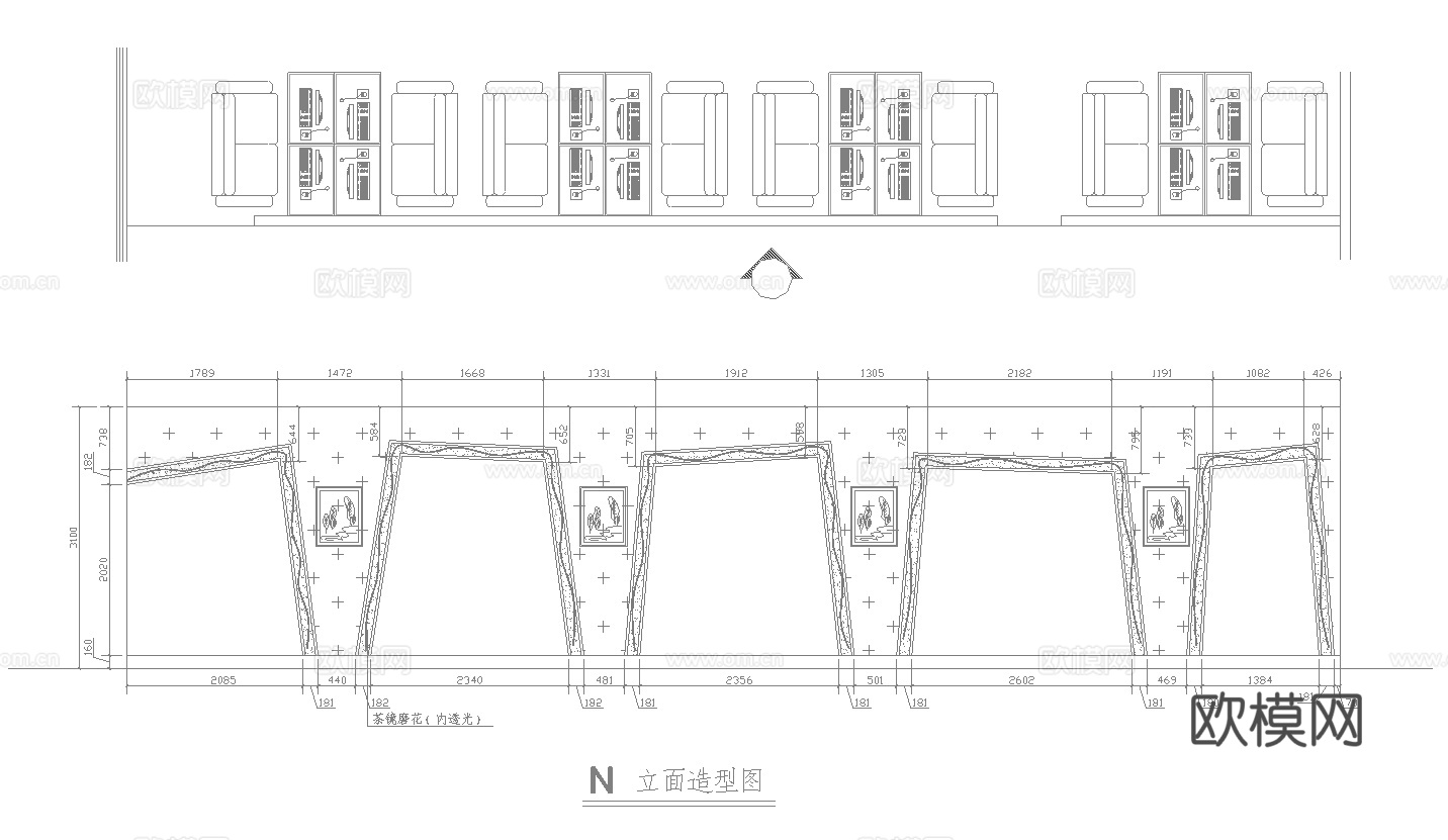900平电竞网咖 最新全套施工图cad施工图