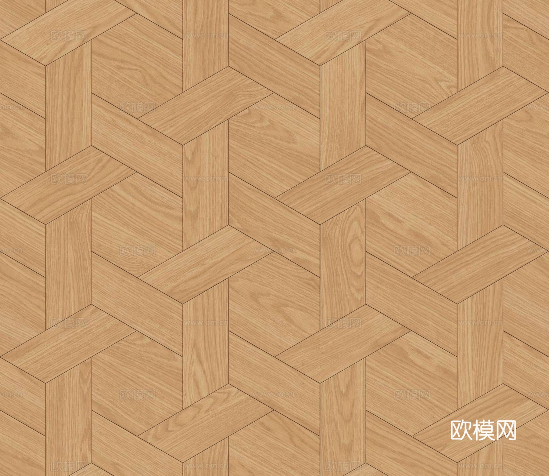 六边形拼花原木色实木地板22