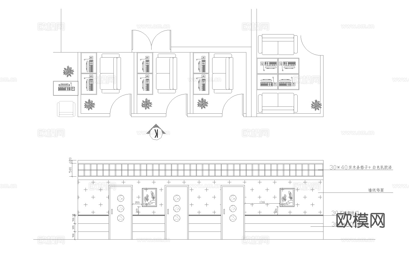 900平电竞网咖 最新全套施工图cad施工图