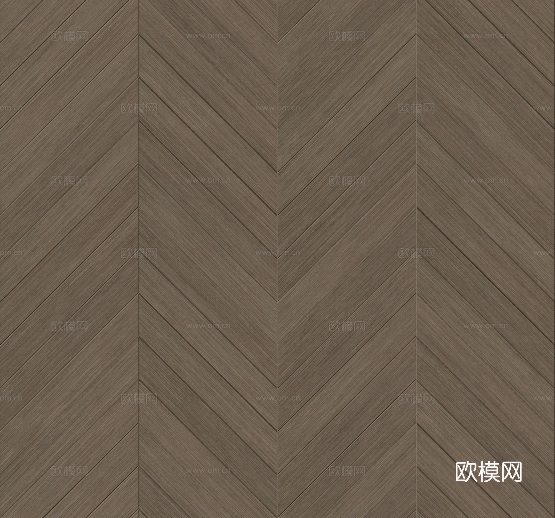 鱼骨纹齐缝原木色实木地板55