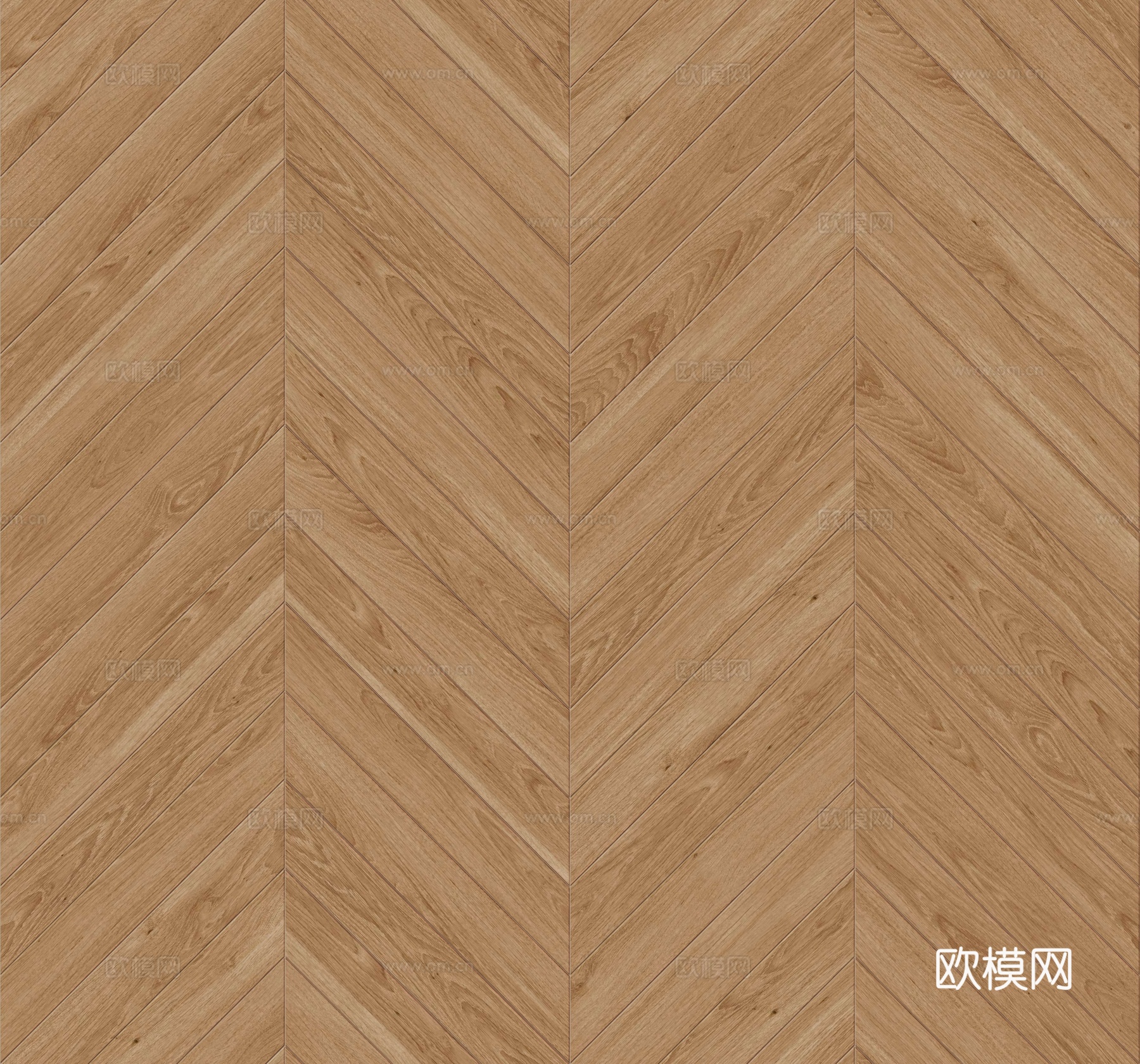 鱼骨纹齐缝原木色实木地板161下载