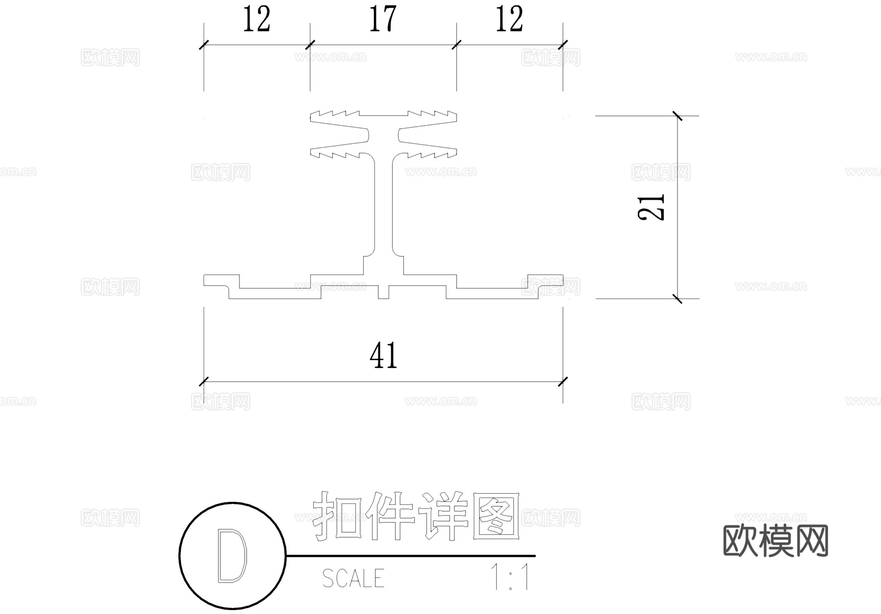 木平台 扣件 CAD施工图cad施工图