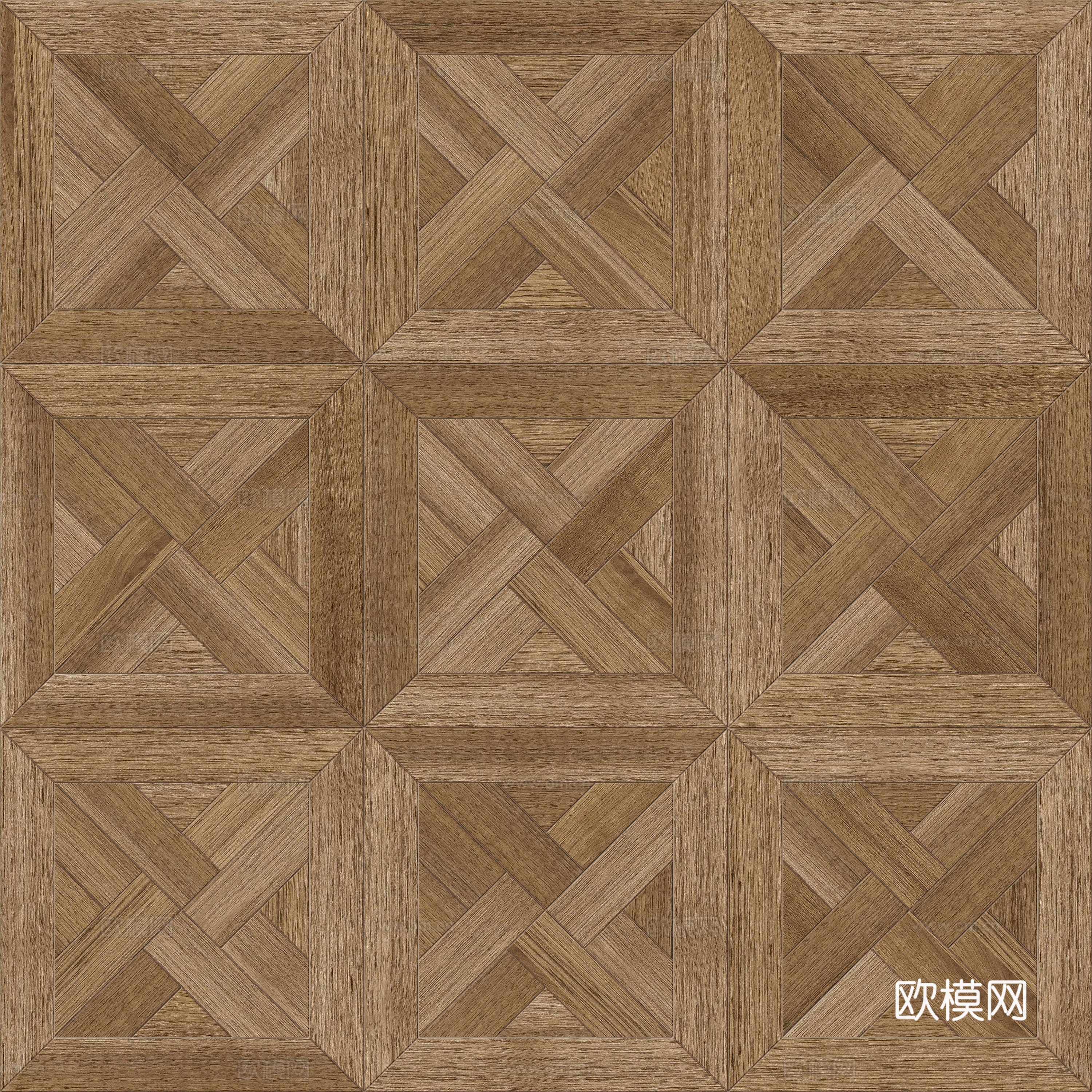 三角形风车拼花原木色实木地板61下载