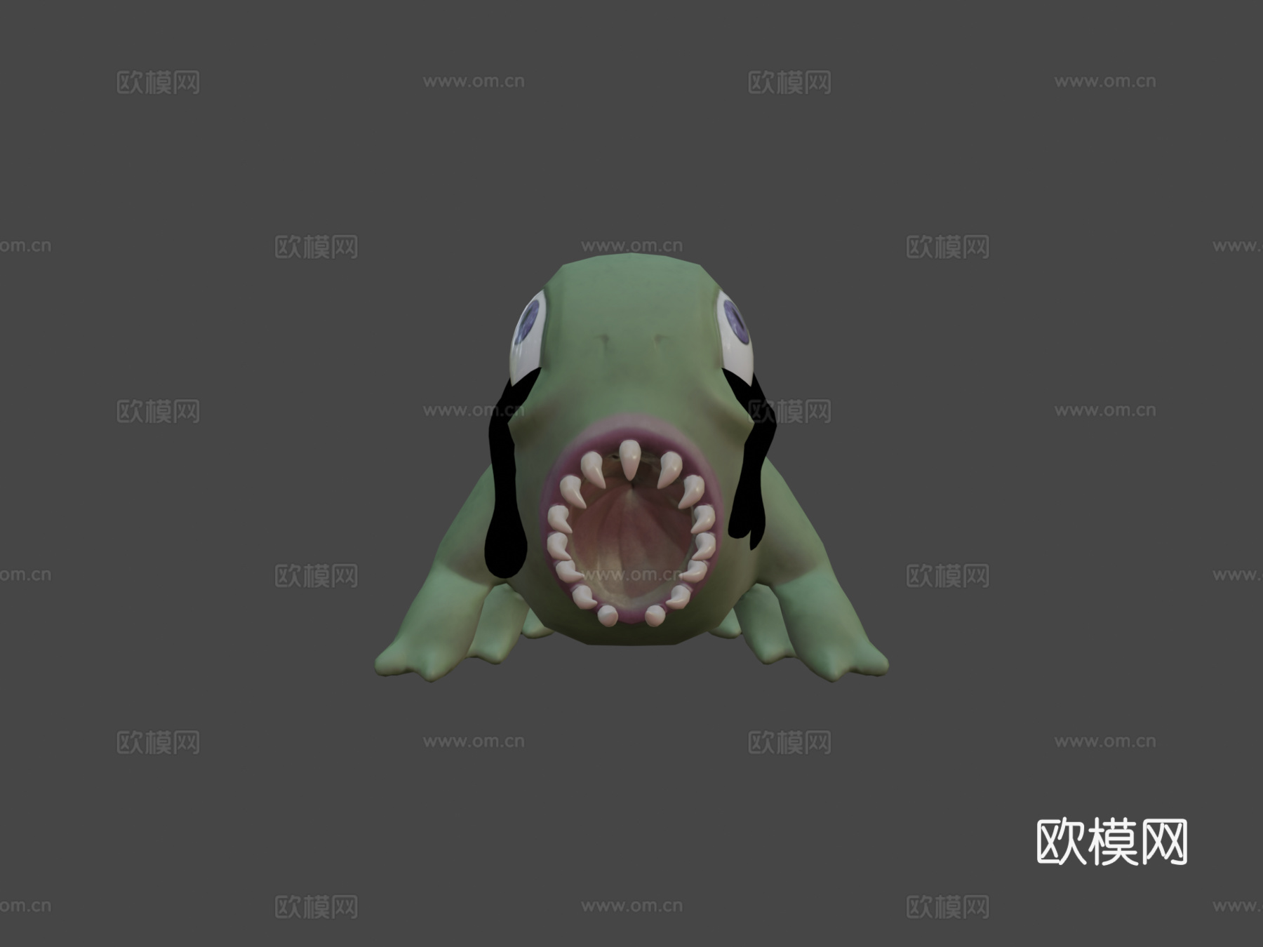 嫉妒3d模型下载（渲染图5）