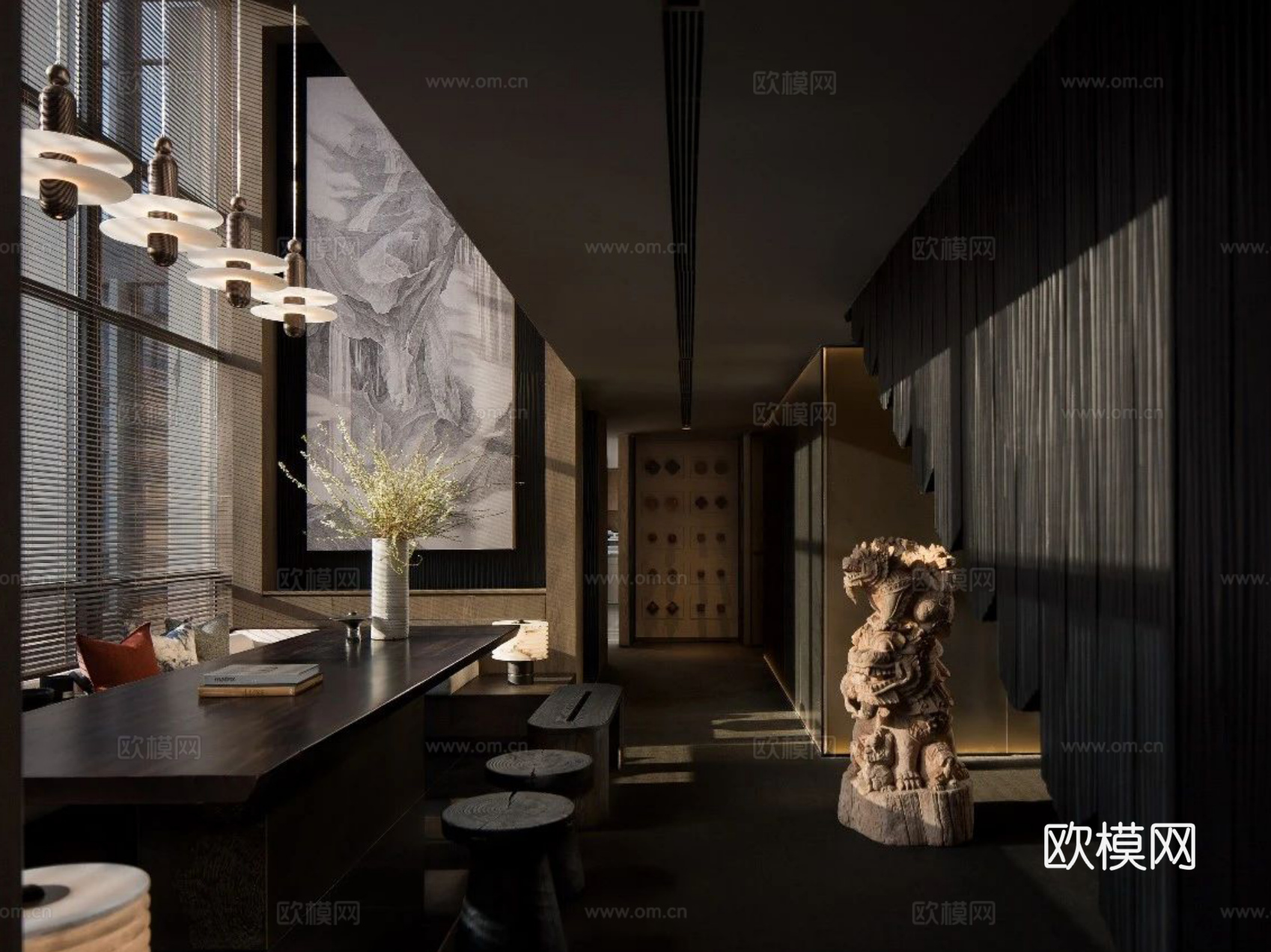 2000㎡设计公司办公室丨施工图丨实景摄影cad施工图