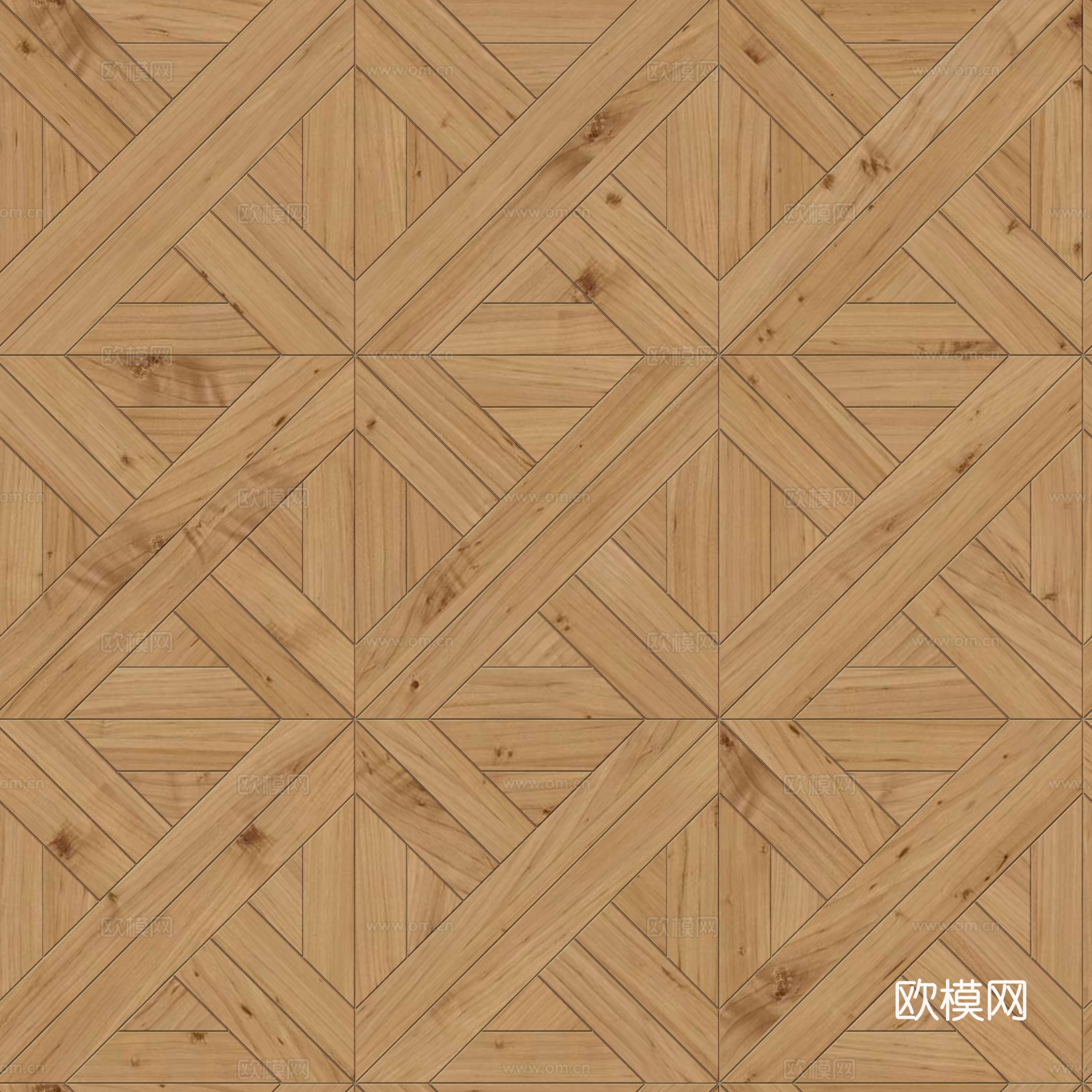 三角形拼花原木色实木地板86下载