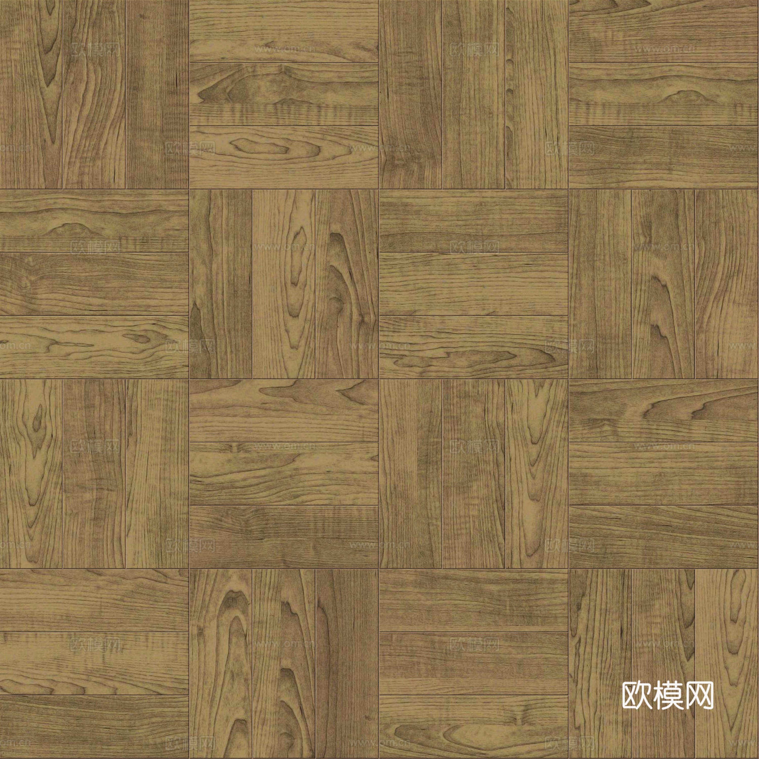 席纹拼花原木色实木地板70