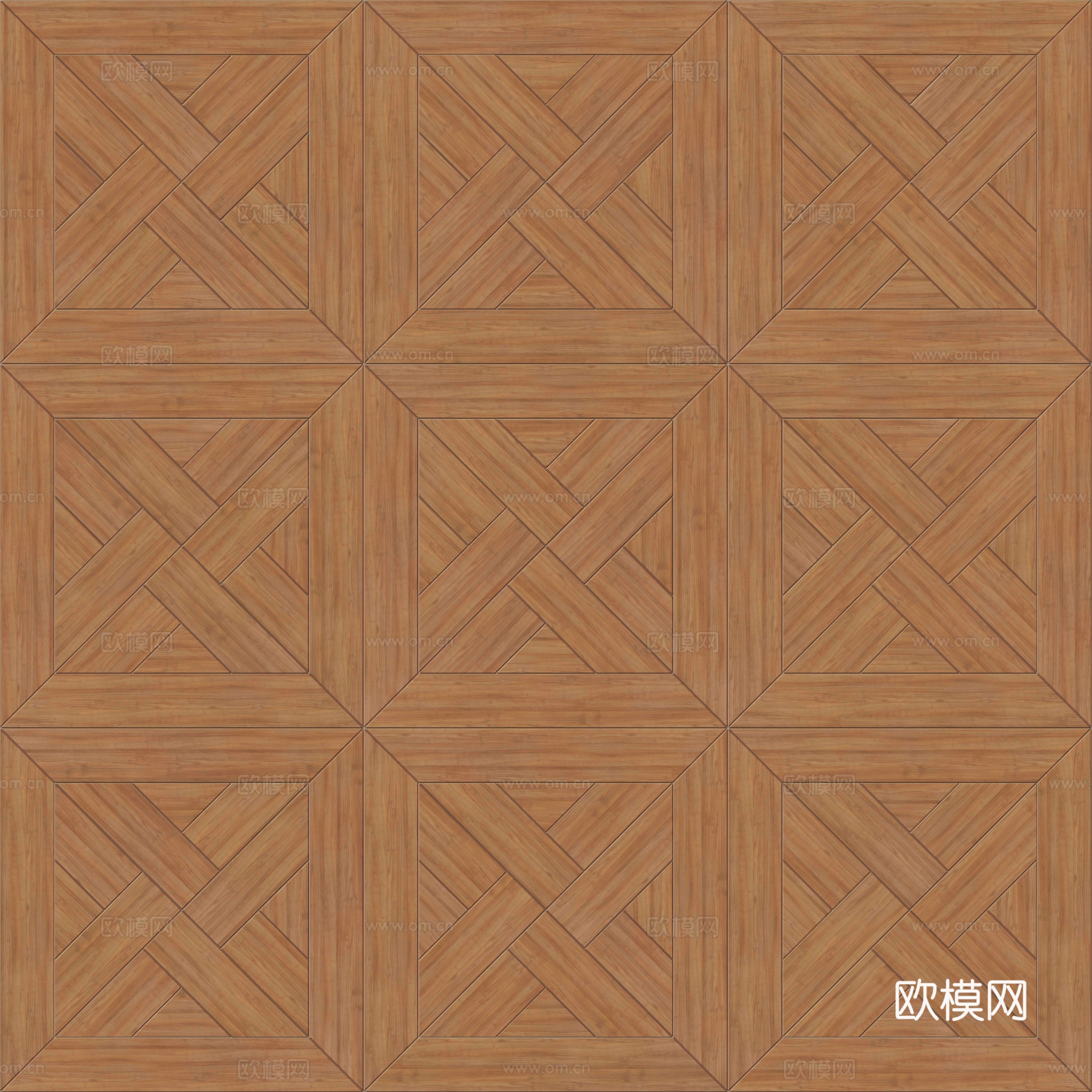 三角形风车拼花原木色实木地板89下载