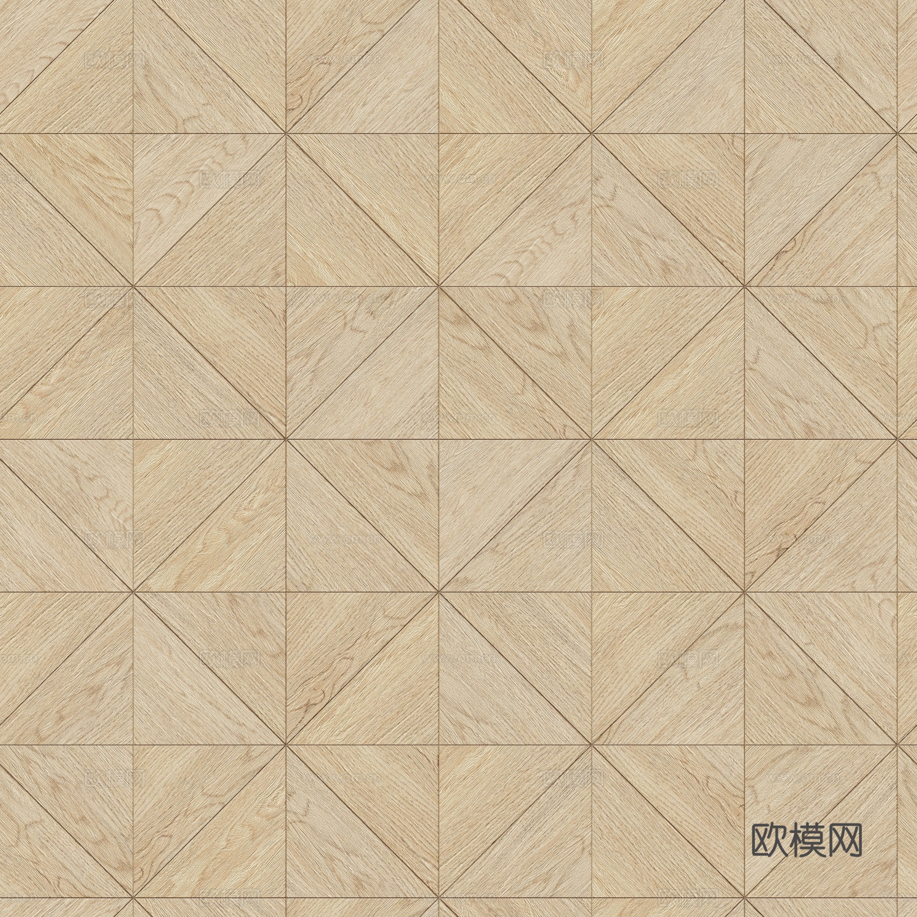 三角形拼花原木色实木地板29下载