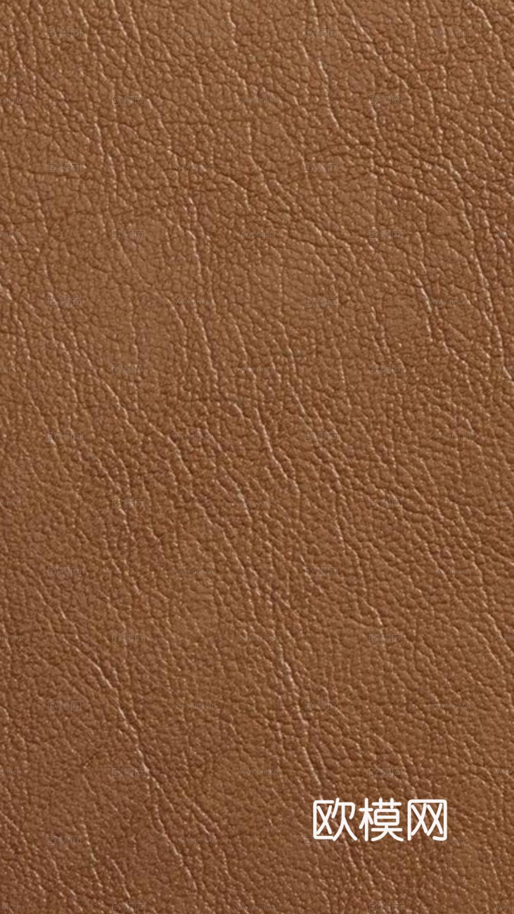无缝咖色皮革