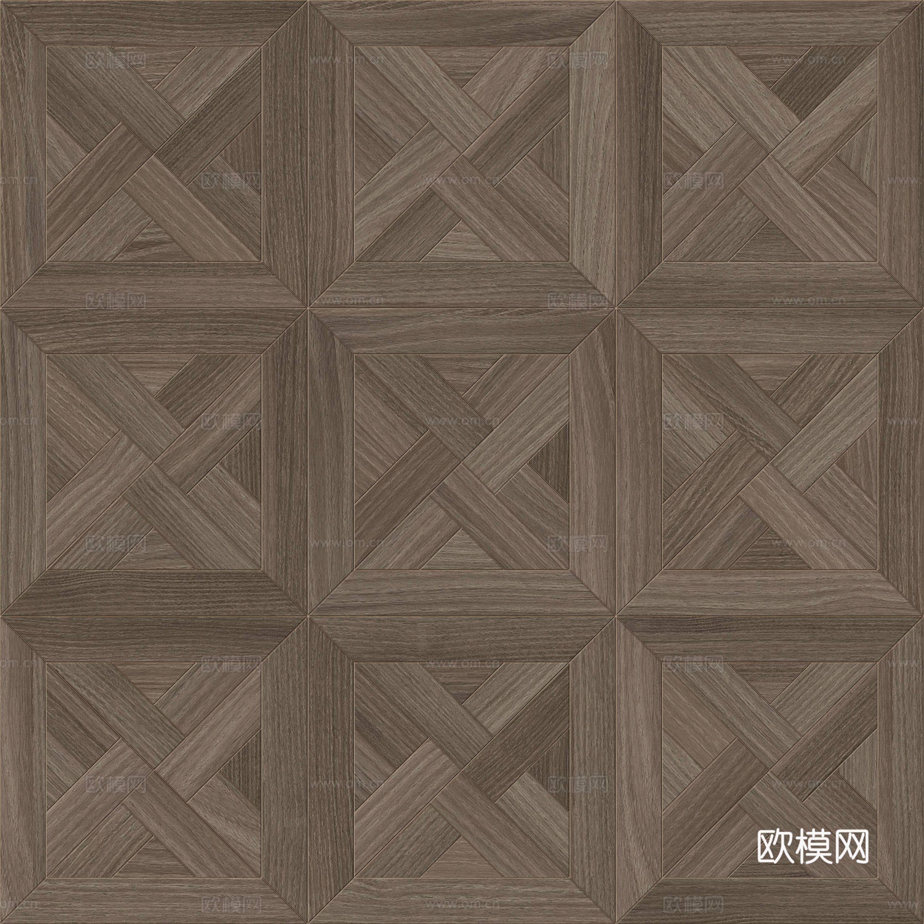 三角形风车拼花原木色实木地板48下载