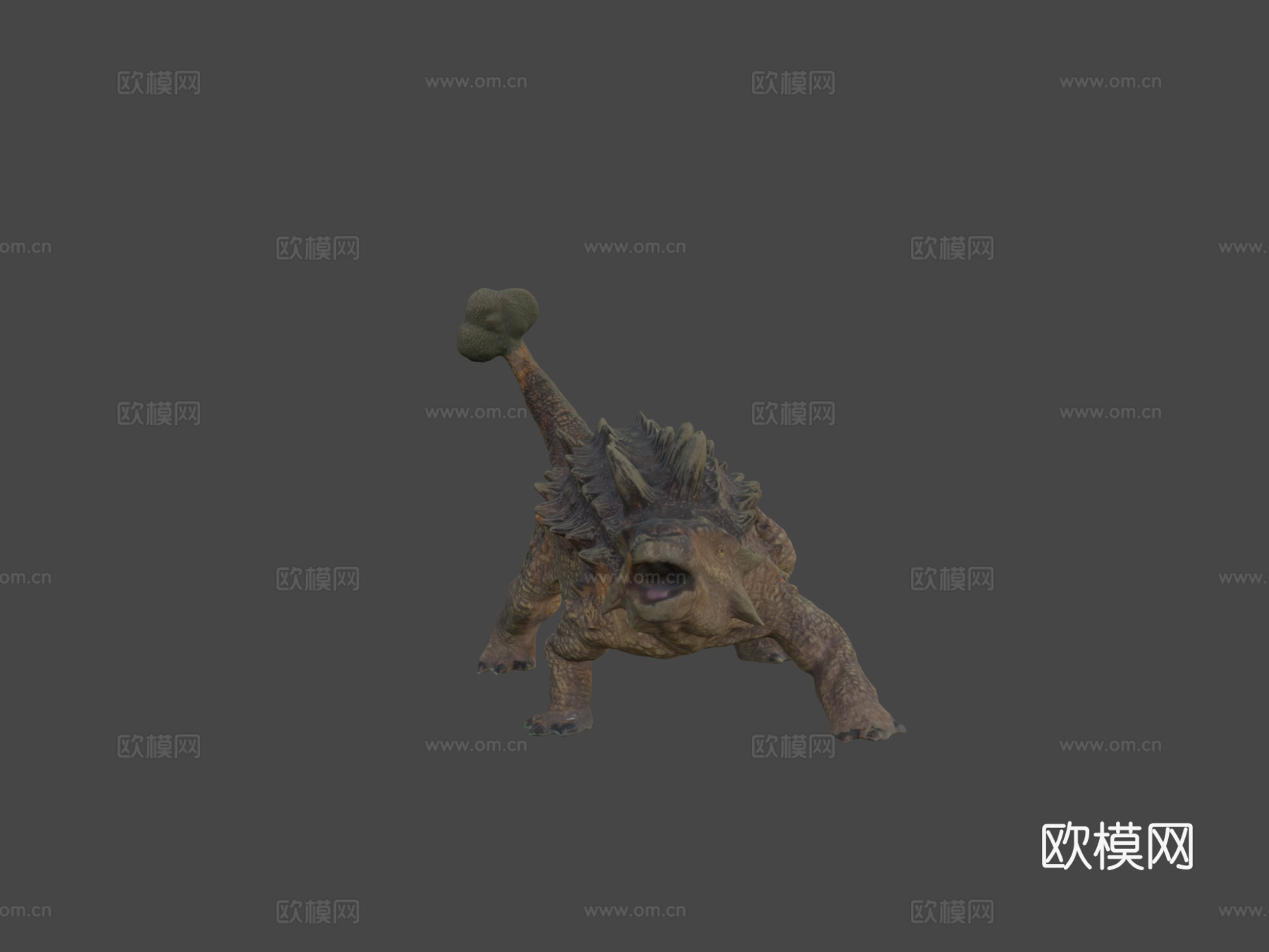 甲龙3d模型下载（渲染图5）