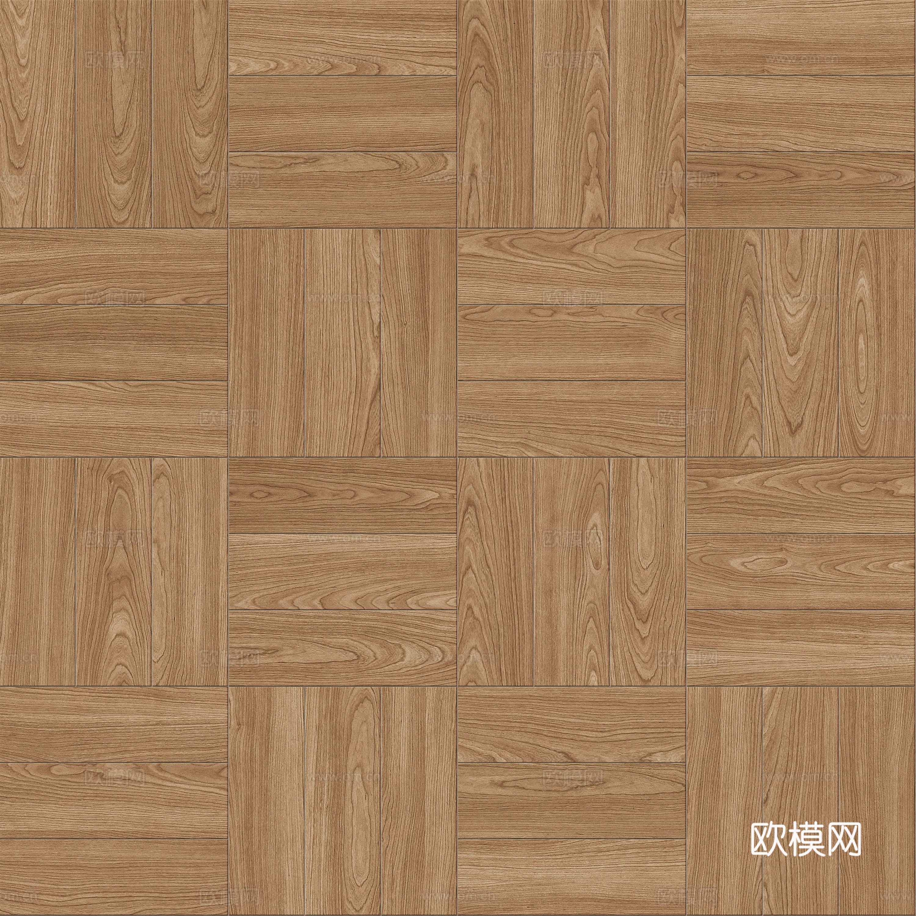 席纹拼花原木色实木地板5