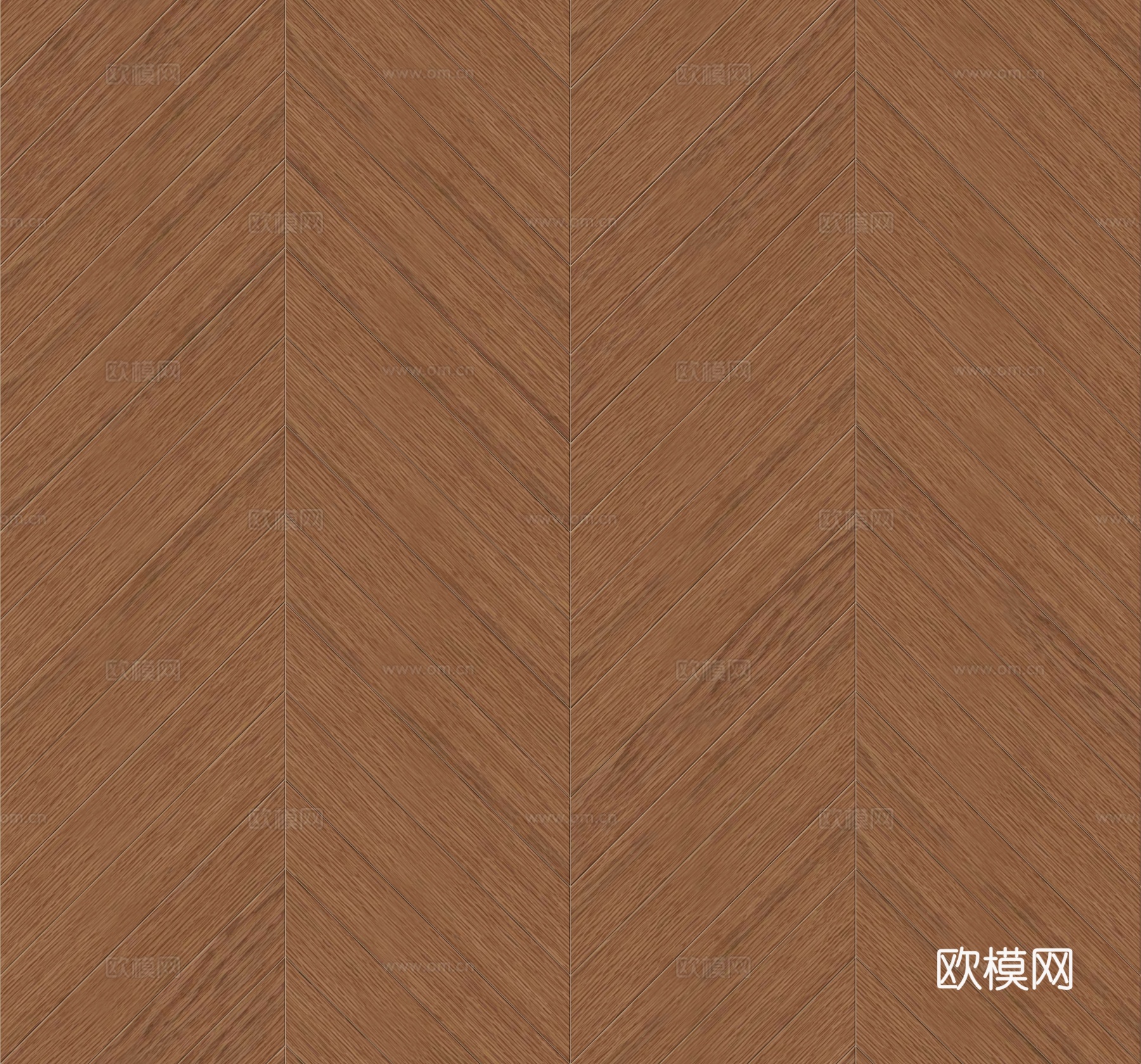 鱼骨纹齐缝原木色实木地板165