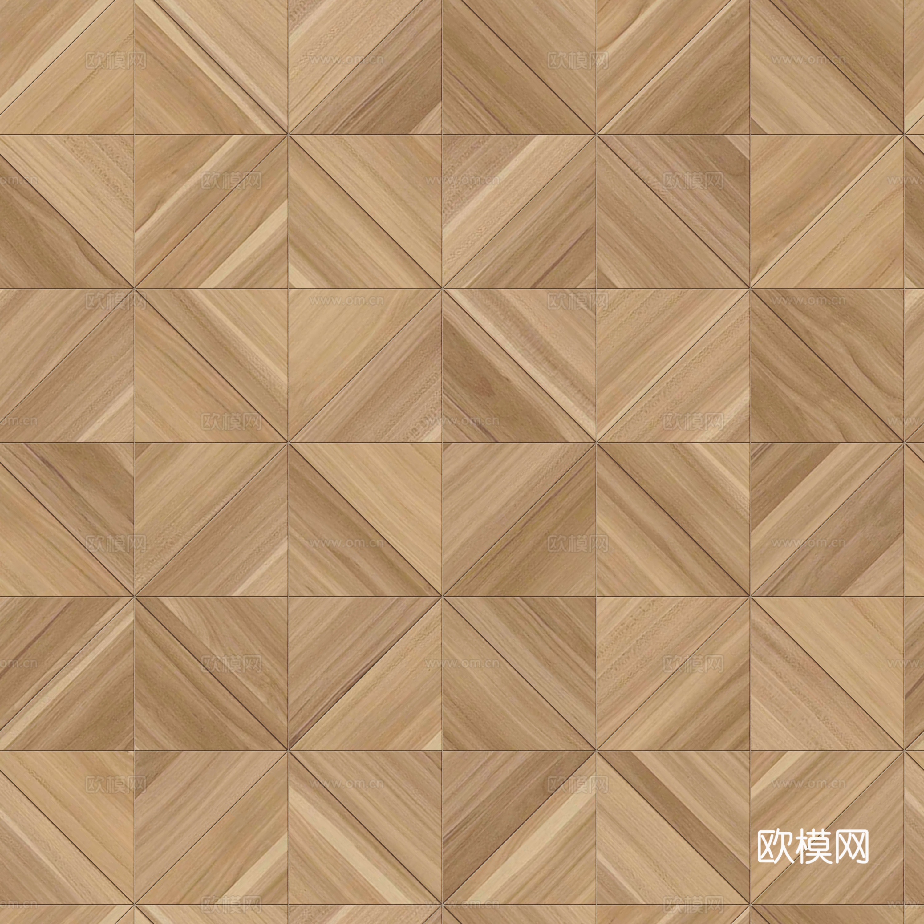 三角形拼花原木色实木地板48下载