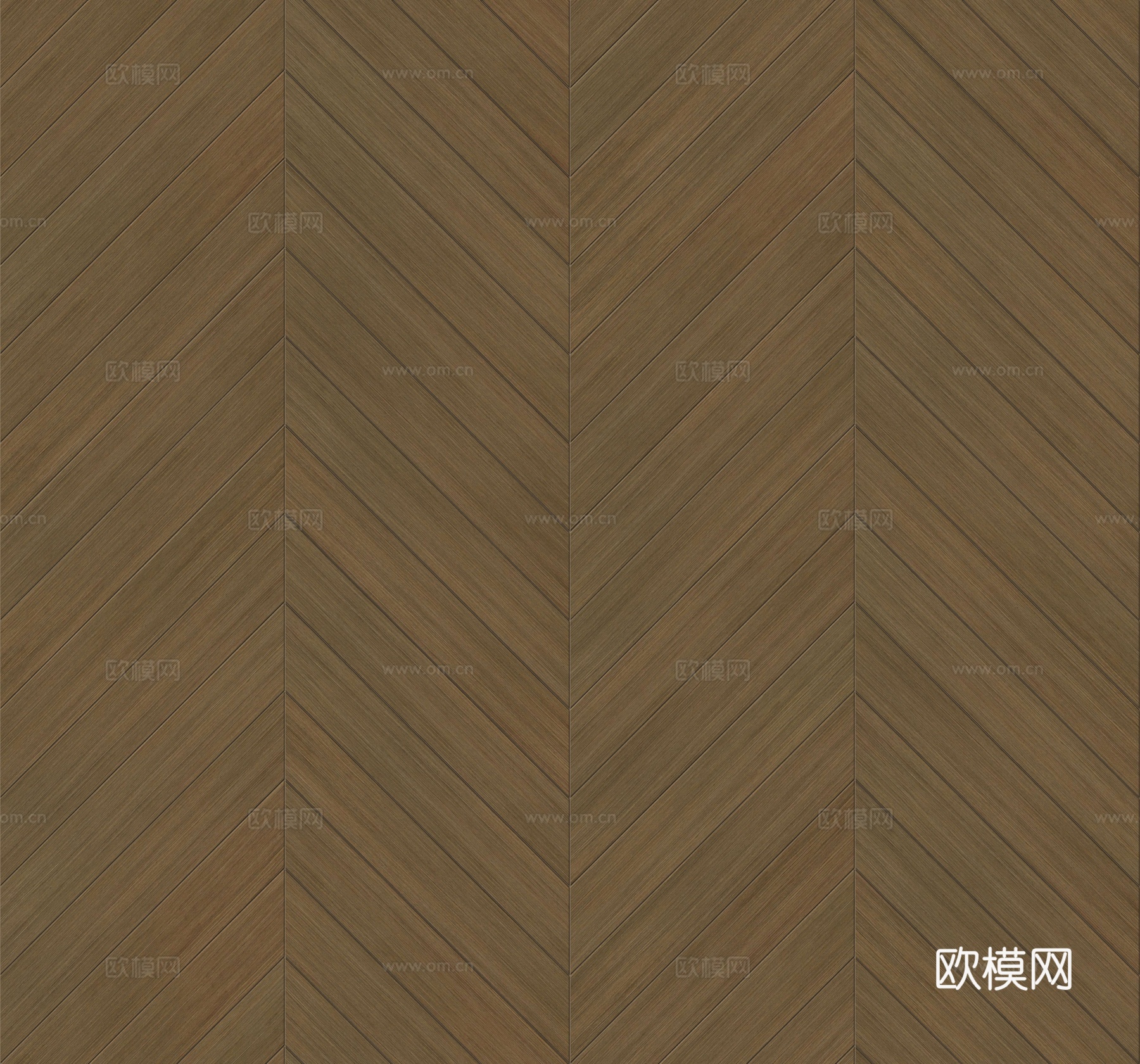 鱼骨纹齐缝原木色实木地板57