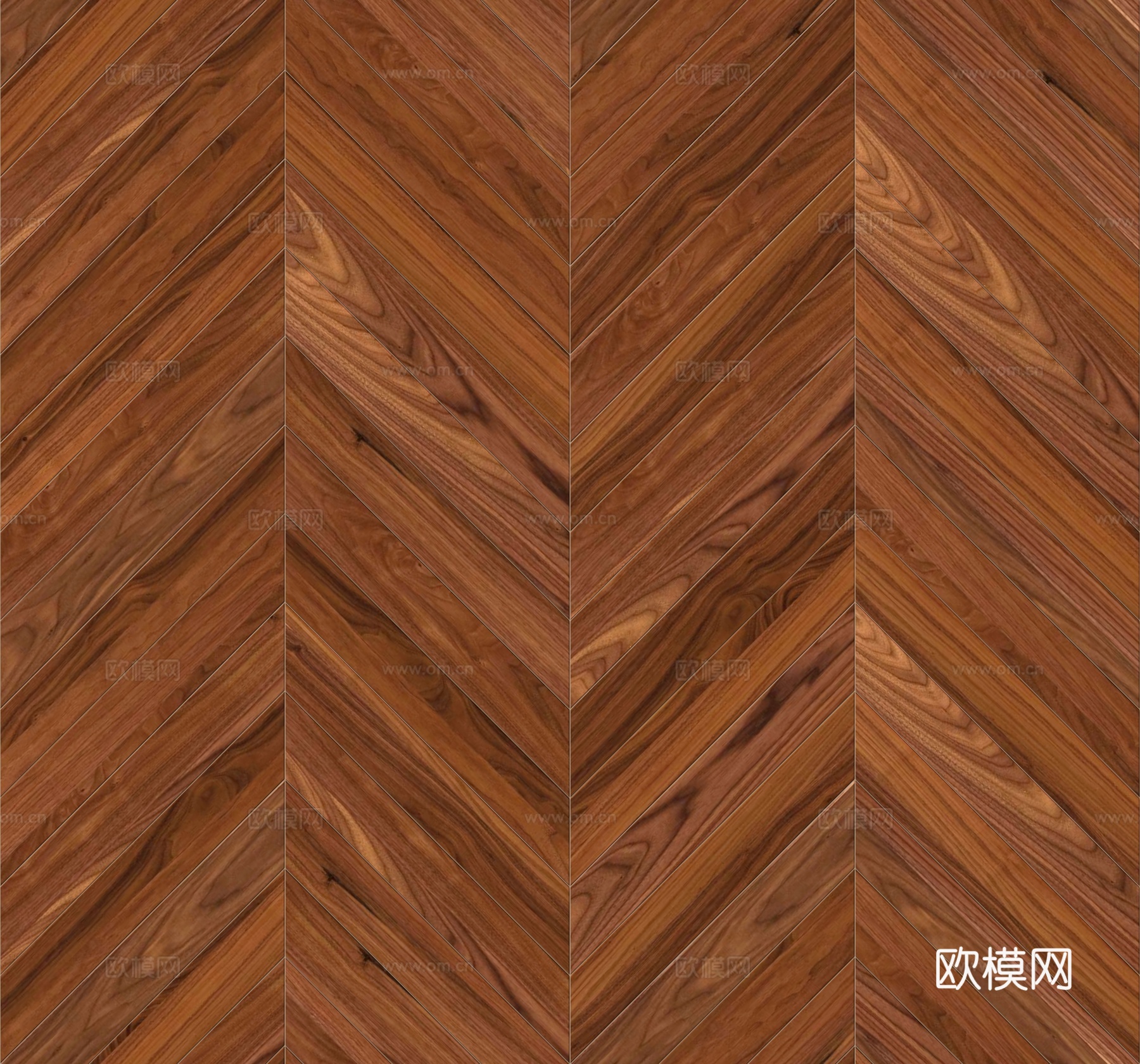 鱼骨纹齐缝原木色实木地板107下载