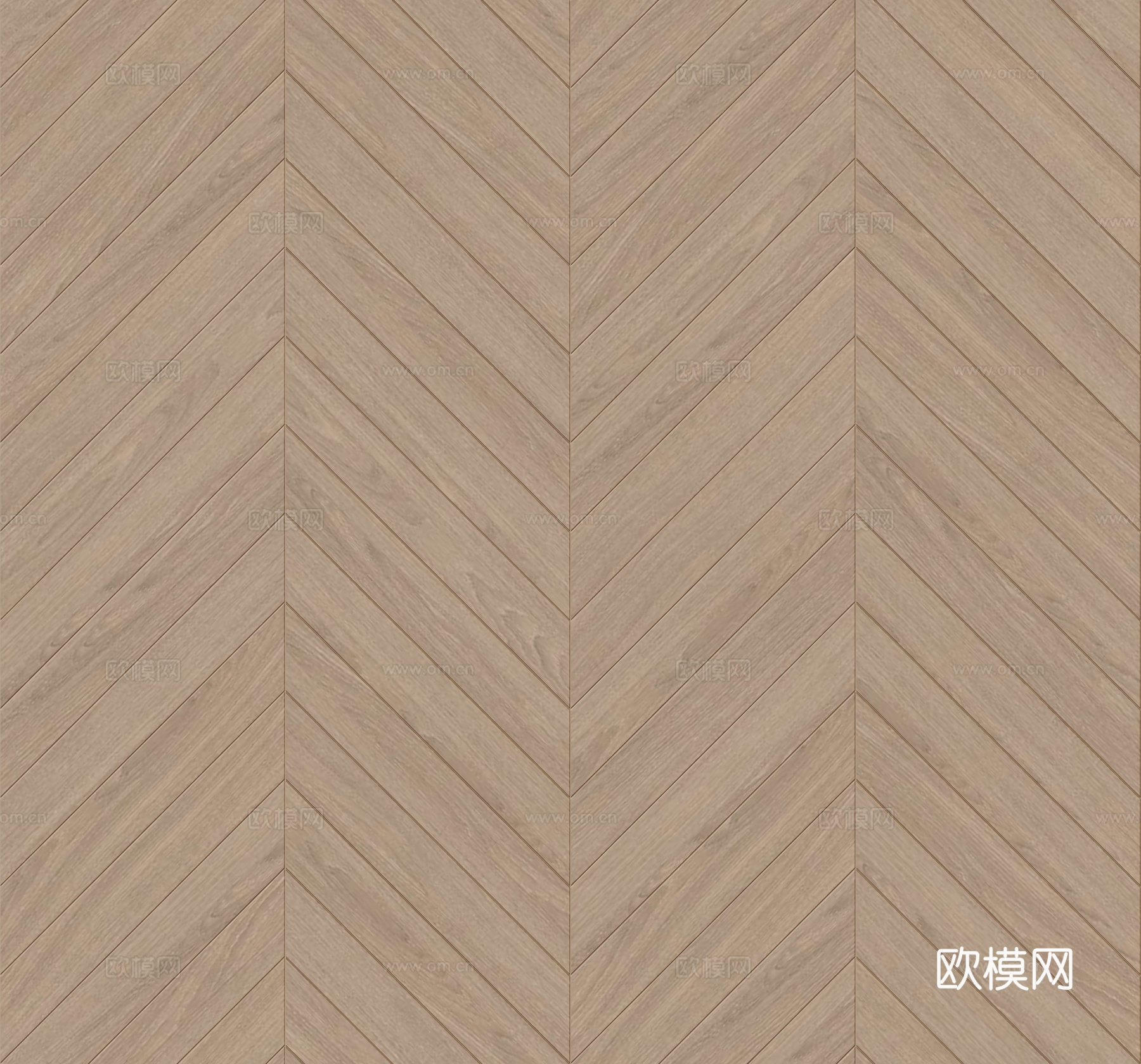 鱼骨纹齐缝原木色实木地板150