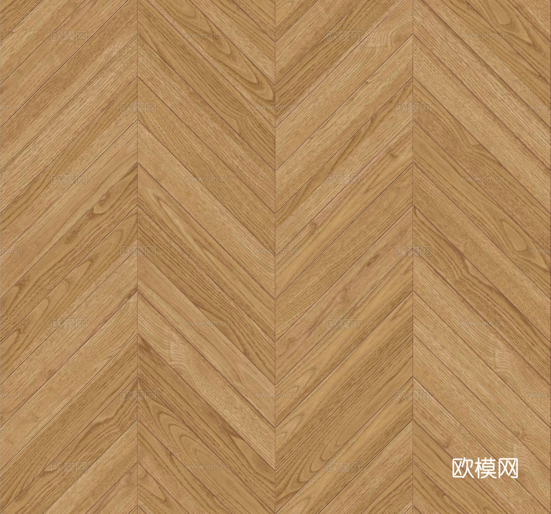 鱼骨纹齐缝原木色实木地板103