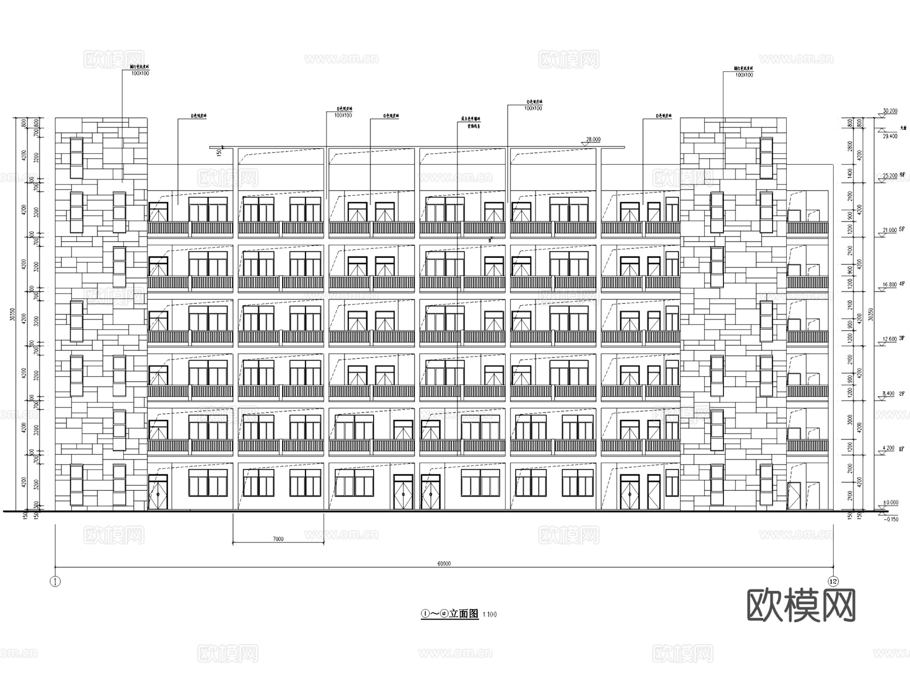 学校教学楼实验楼教育建筑结构CAD施工图集 80套cad施工图