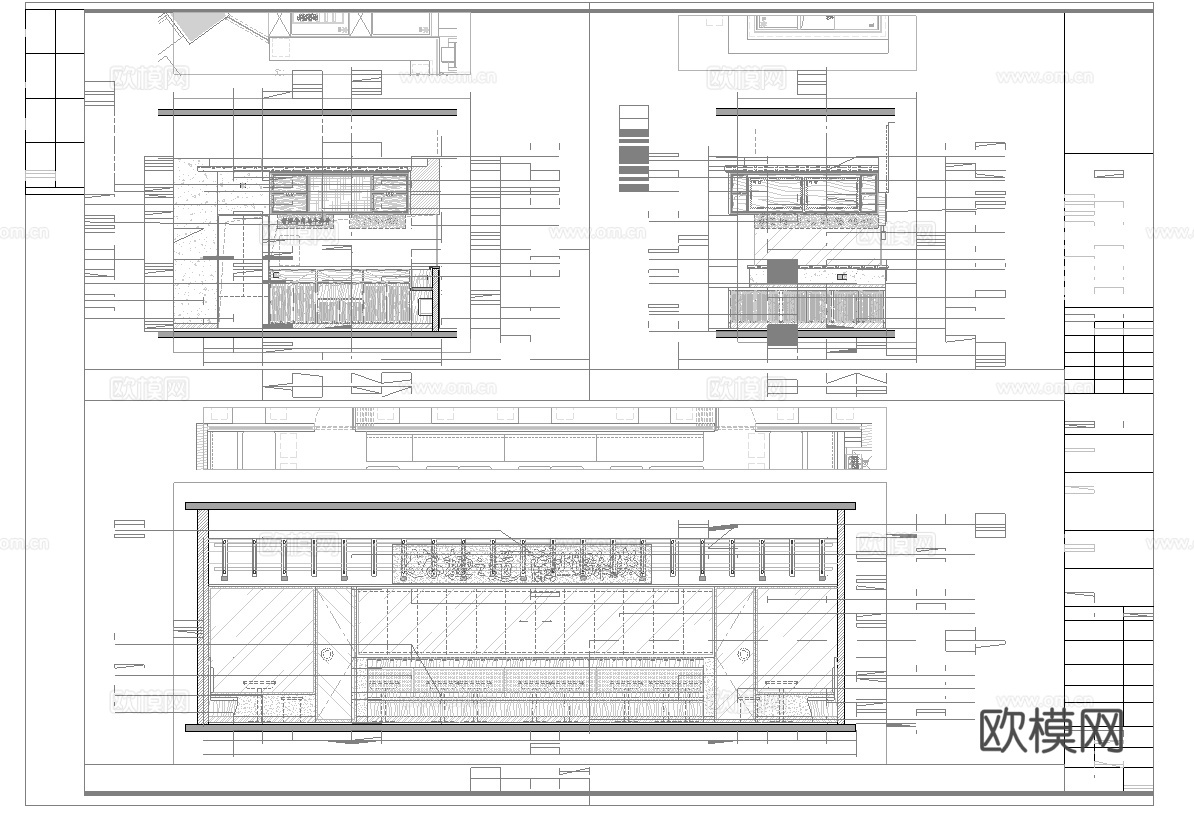 牛肉面馆 最新全套施工图cad施工图