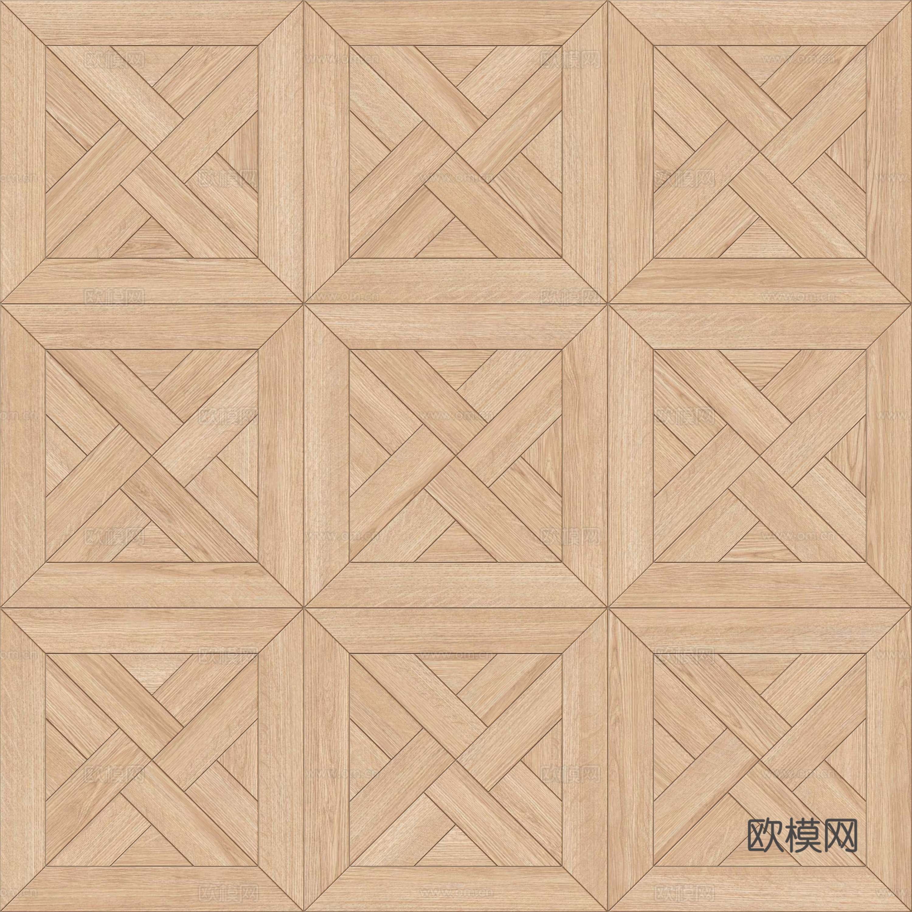 三角形风车拼花原木色实木地板18下载