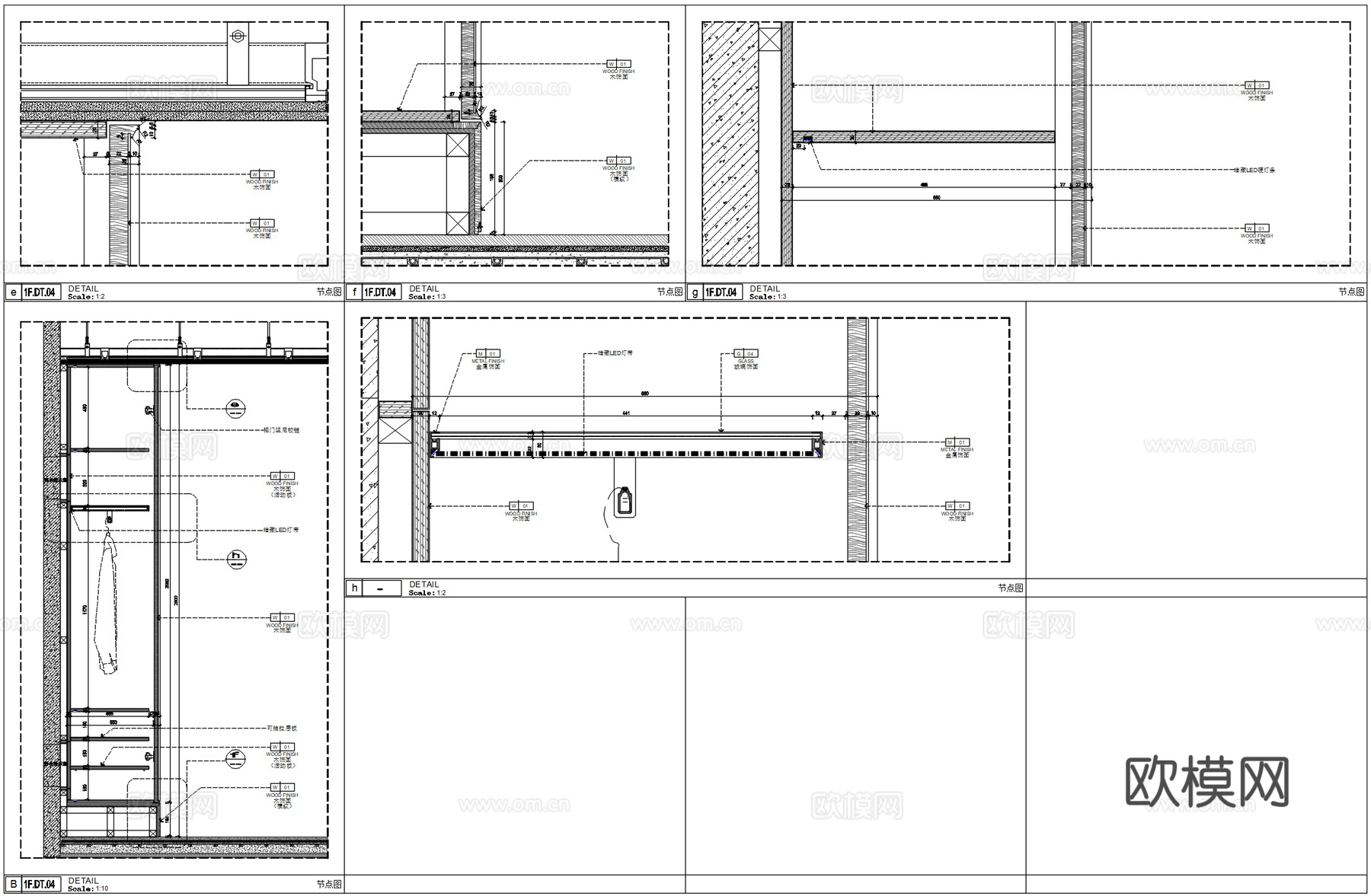 玄关背景造型墙、入户玄关鞋柜详图、玄关端景墙柜子、鞋柜节点cad施工图