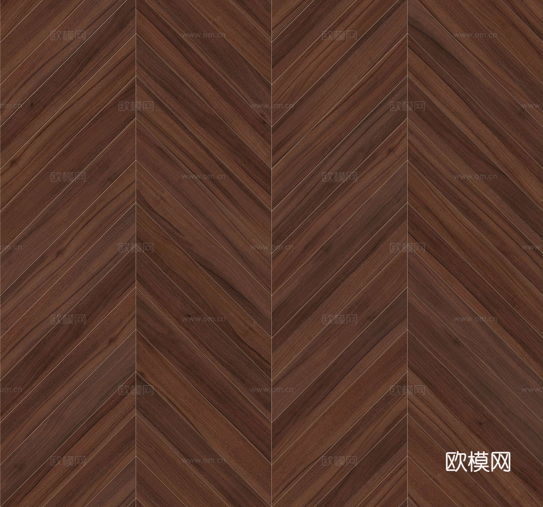 鱼骨纹齐缝原木色实木地板92下载