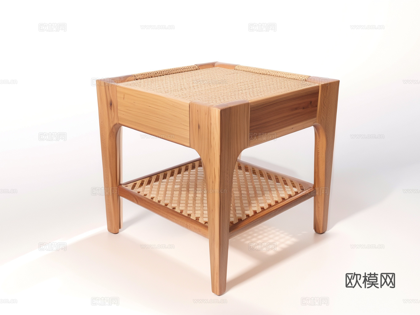 民宿风独凳su模型