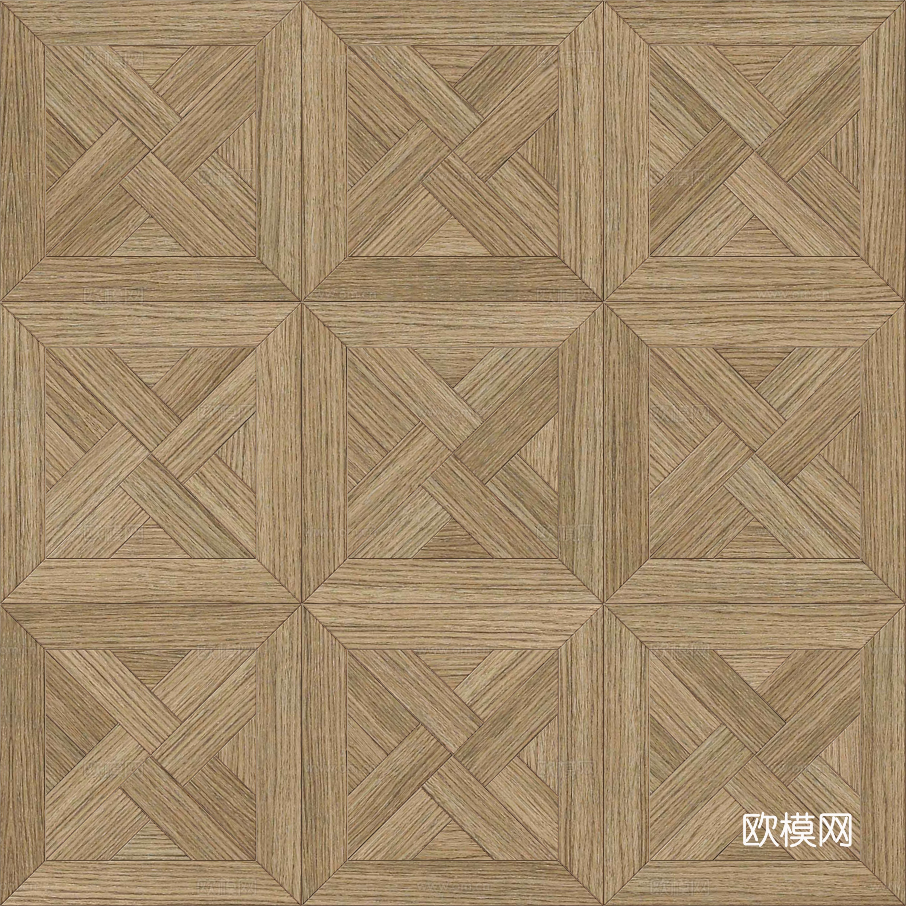 三角形风车拼花原木色实木地板40下载