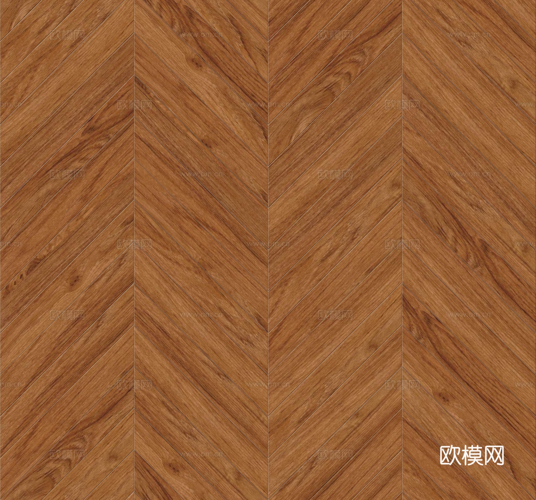 鱼骨纹齐缝原木色实木地板96下载