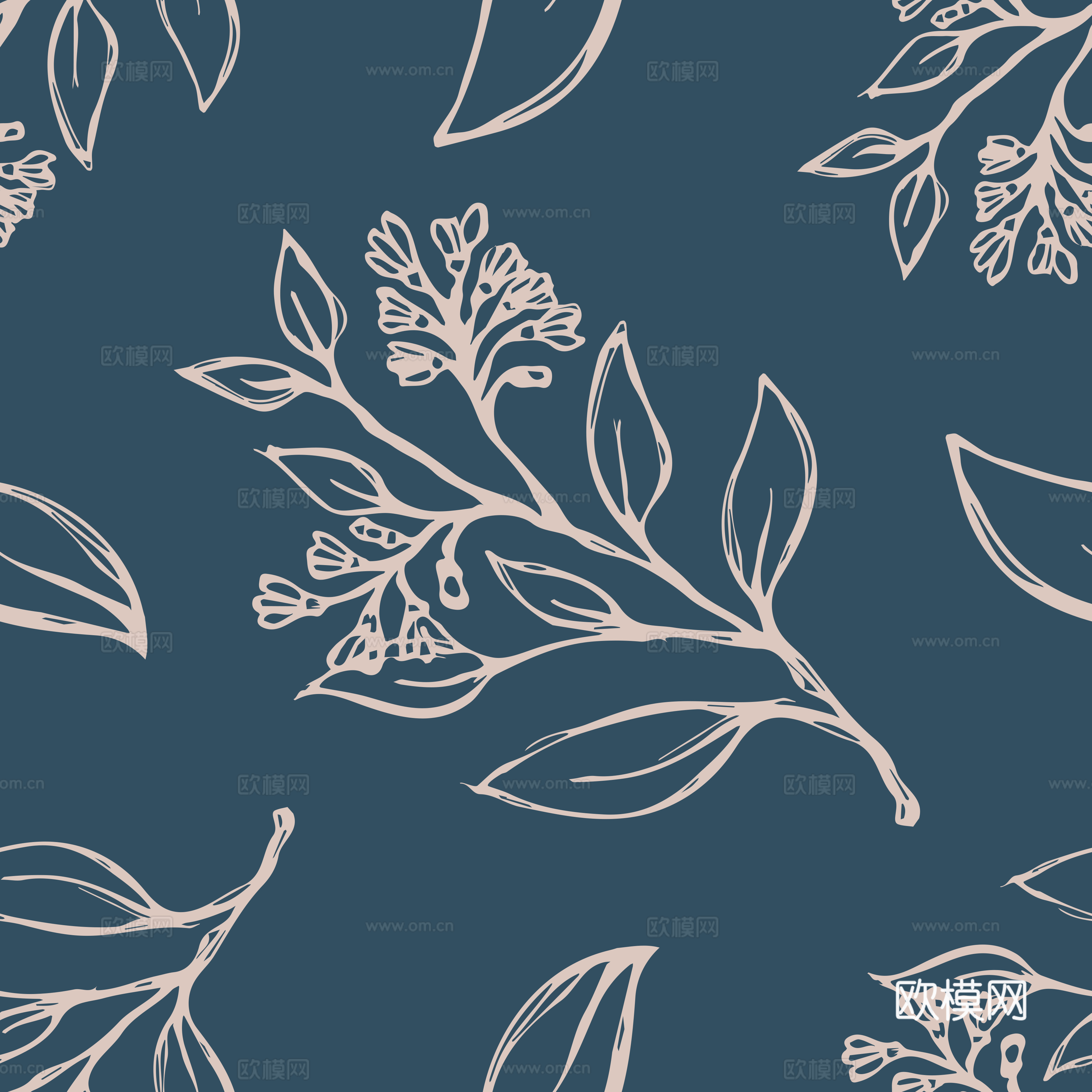 治愈系小清晰植物森系纹理图案肌理96