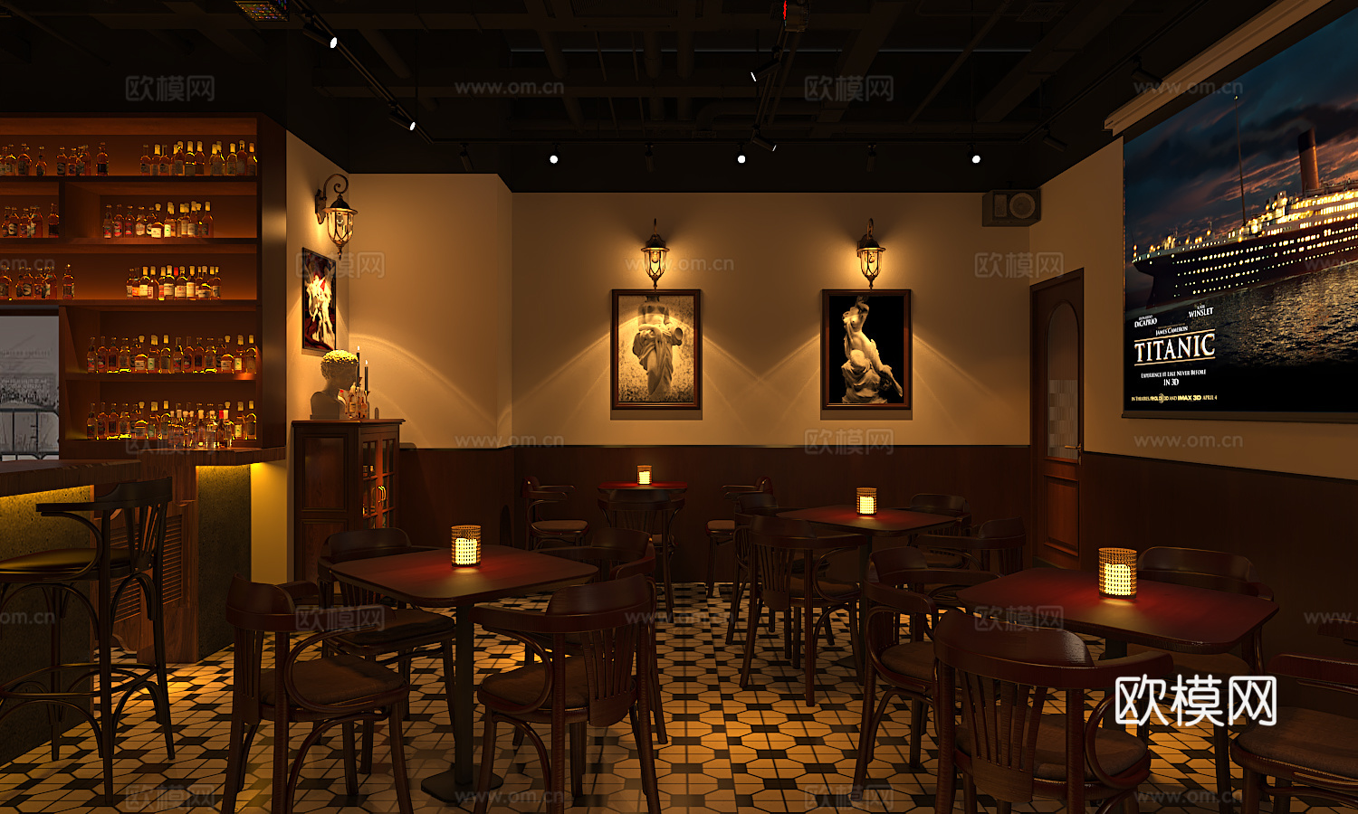 酒吧 KTV会所 最新全套施工图设计cad施工图