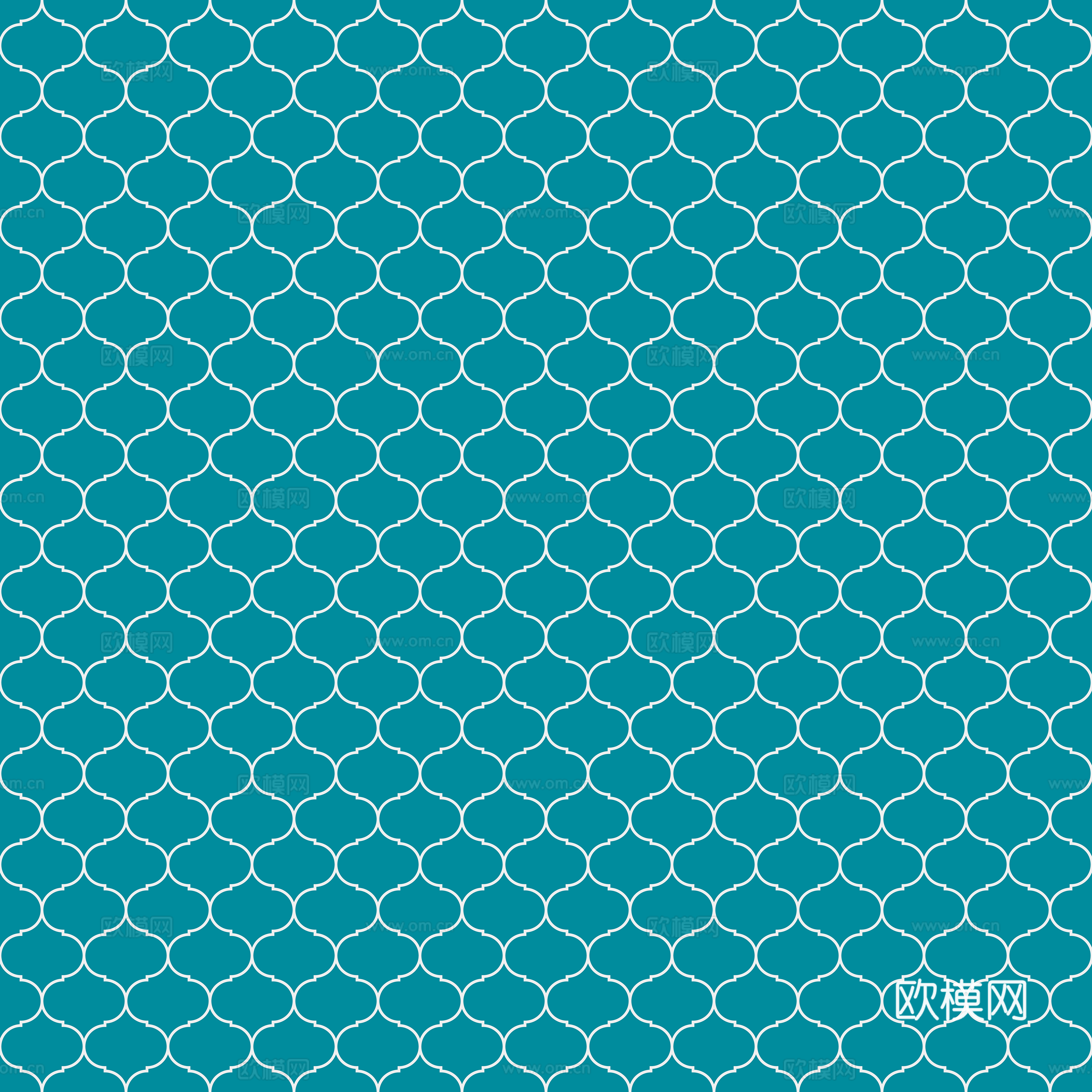 摩洛哥民族风蓝色马赛克几何图案纹理24