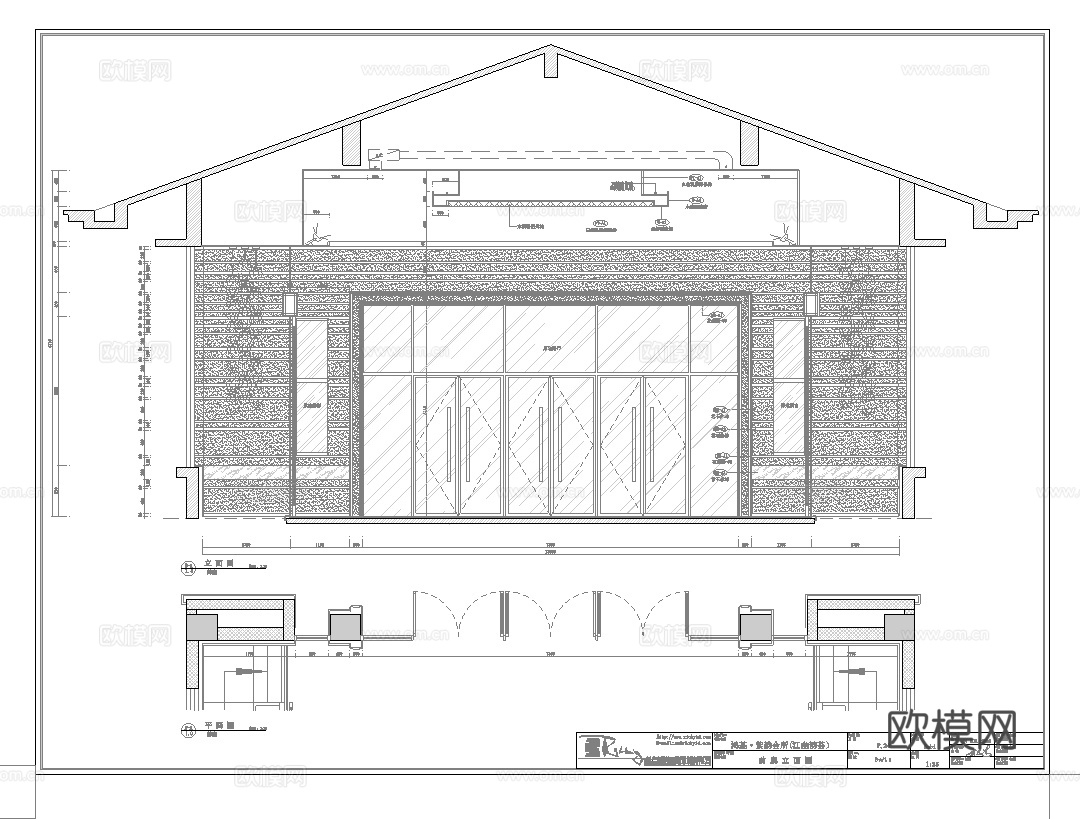 高档娱乐会所 最新全套施工图设计cad施工图