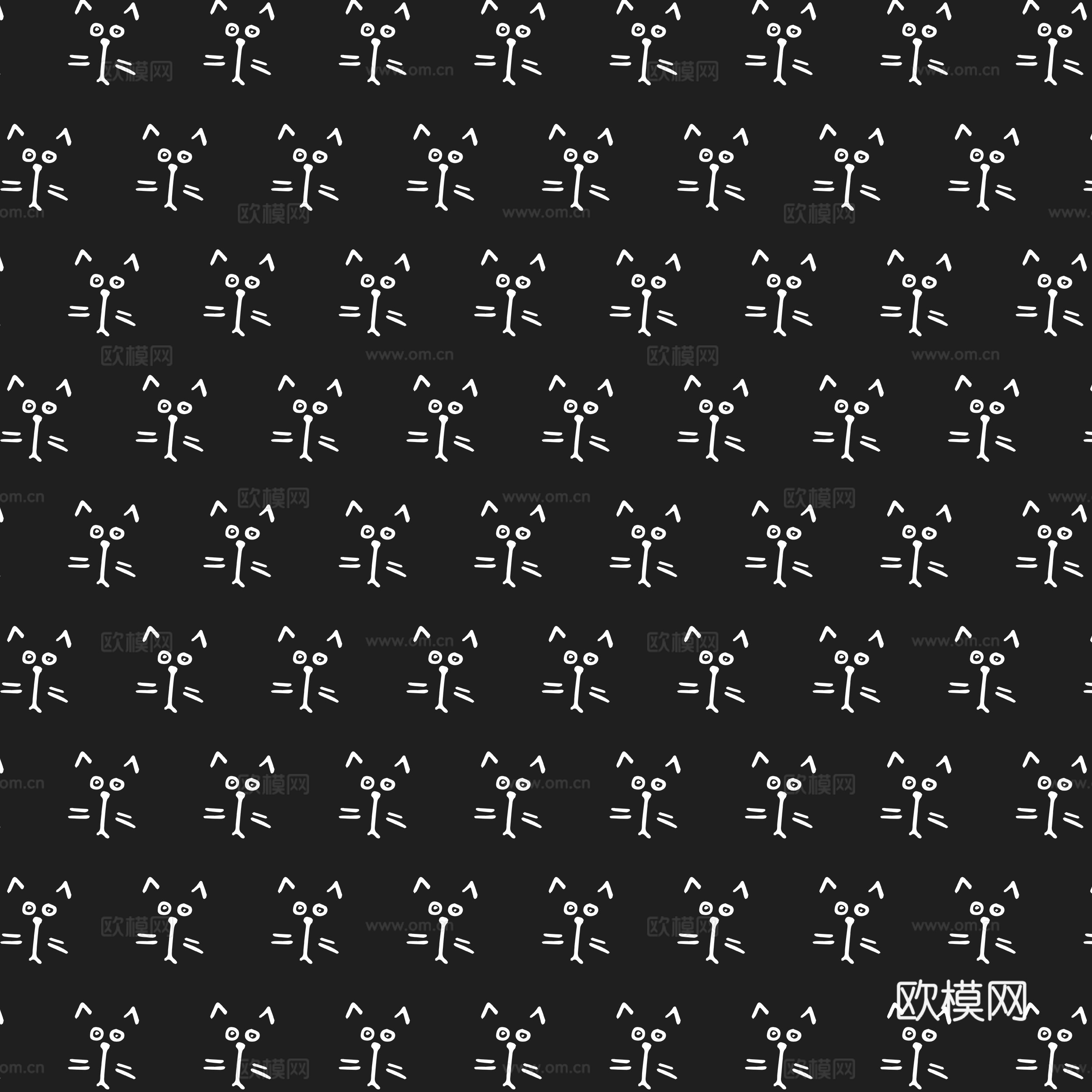 卡通可爱儿童动物图案纹理肌理88