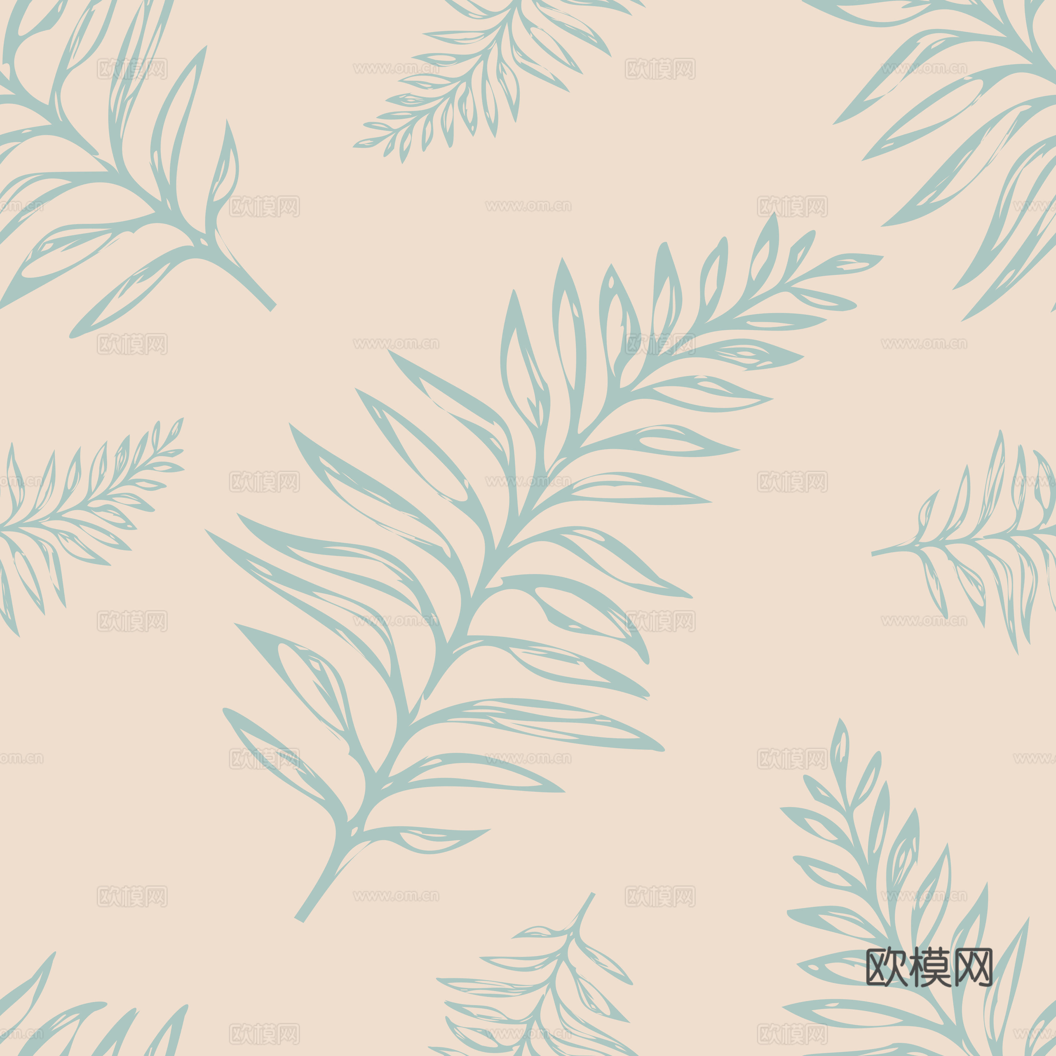 治愈系小清晰植物森系纹理图案肌理17