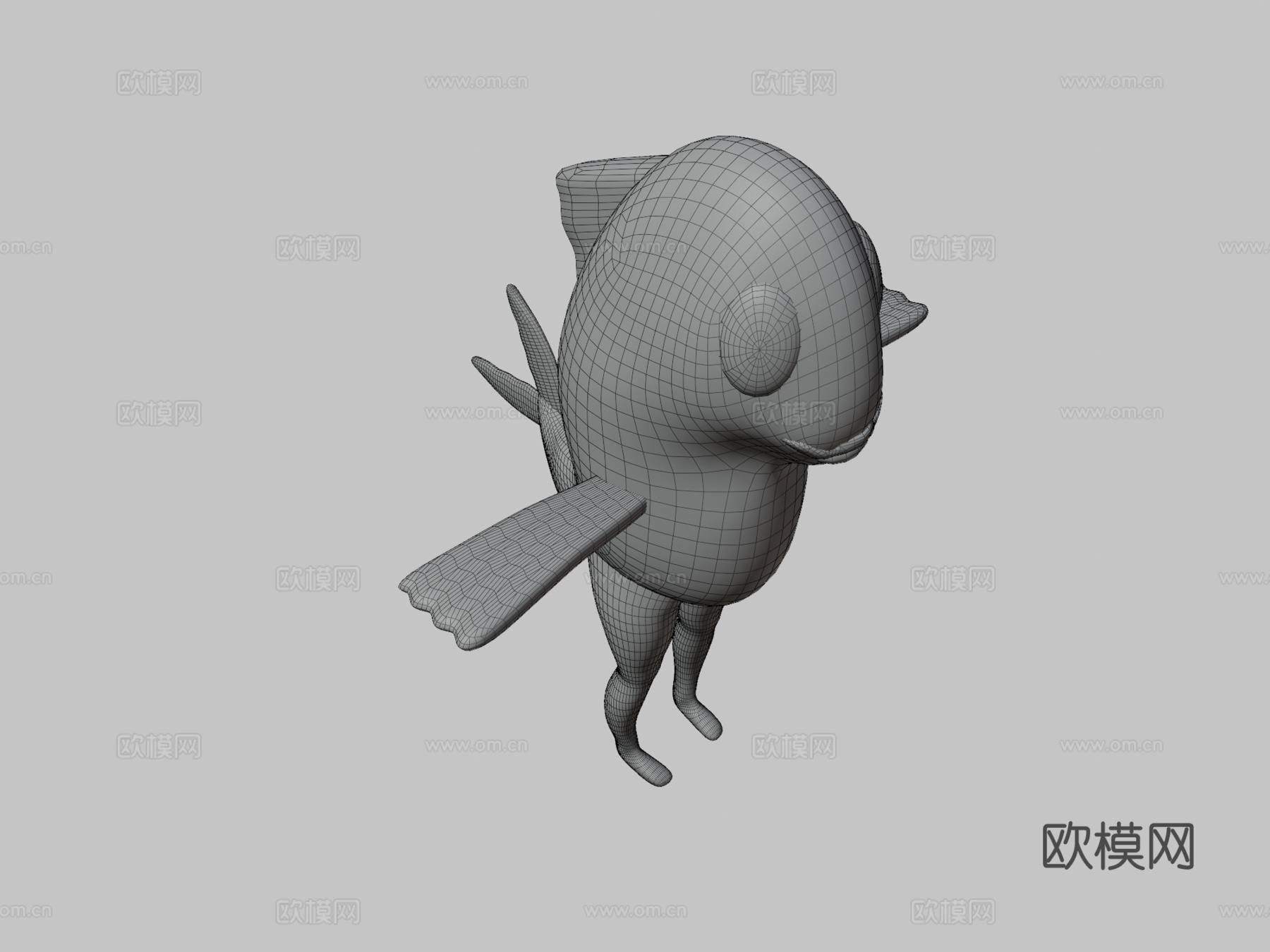 莫哈拉扭臀3d模型下载（渲染图3）