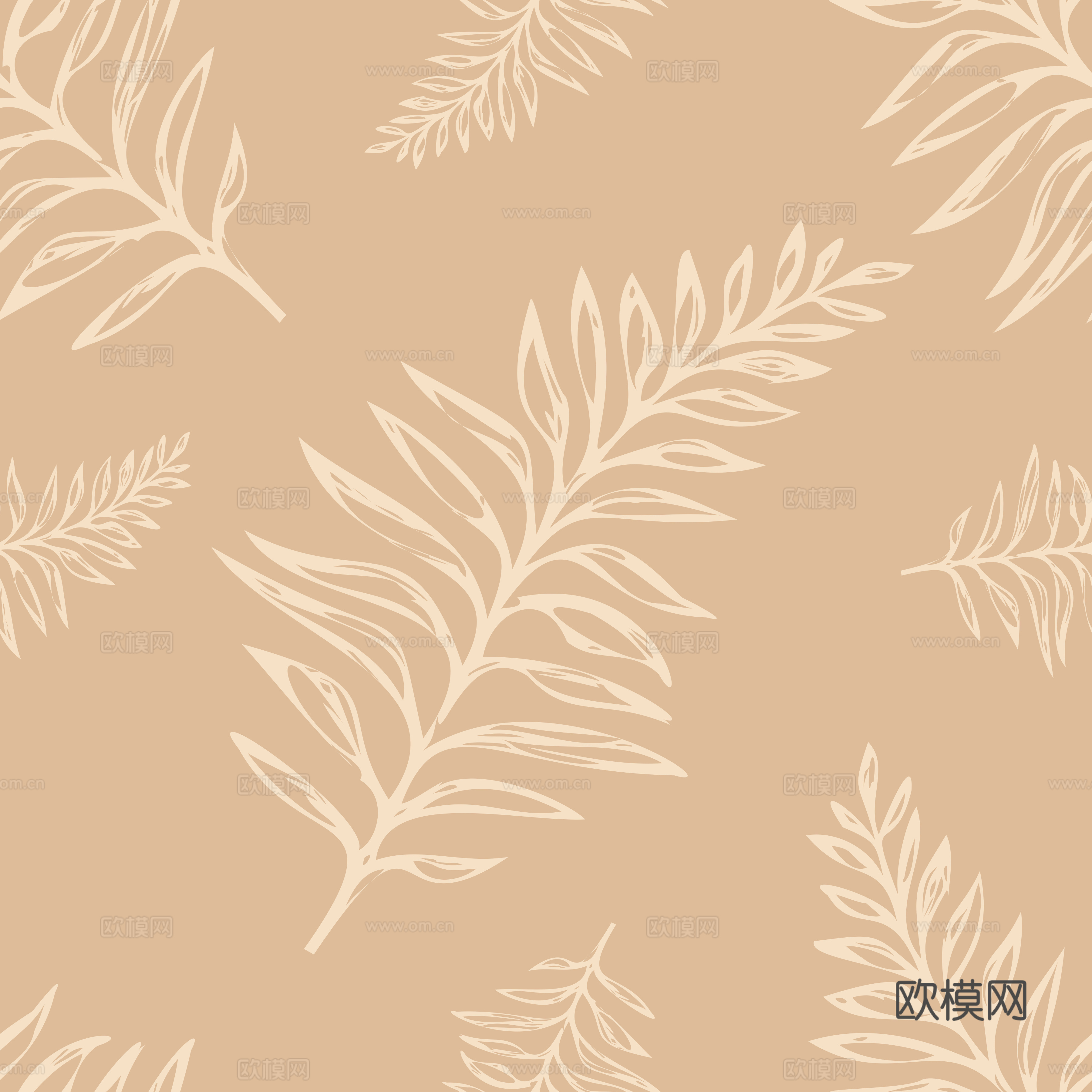 治愈系小清晰植物森系纹理图案肌理20